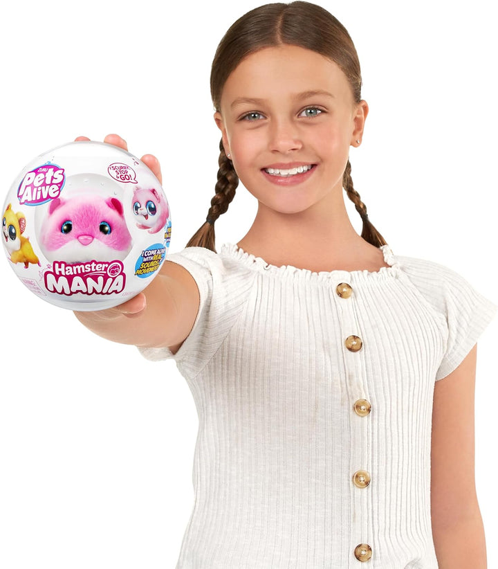 Hamster Mania by ZURU - Purple Interactive Electronic Pet Toy for Kids