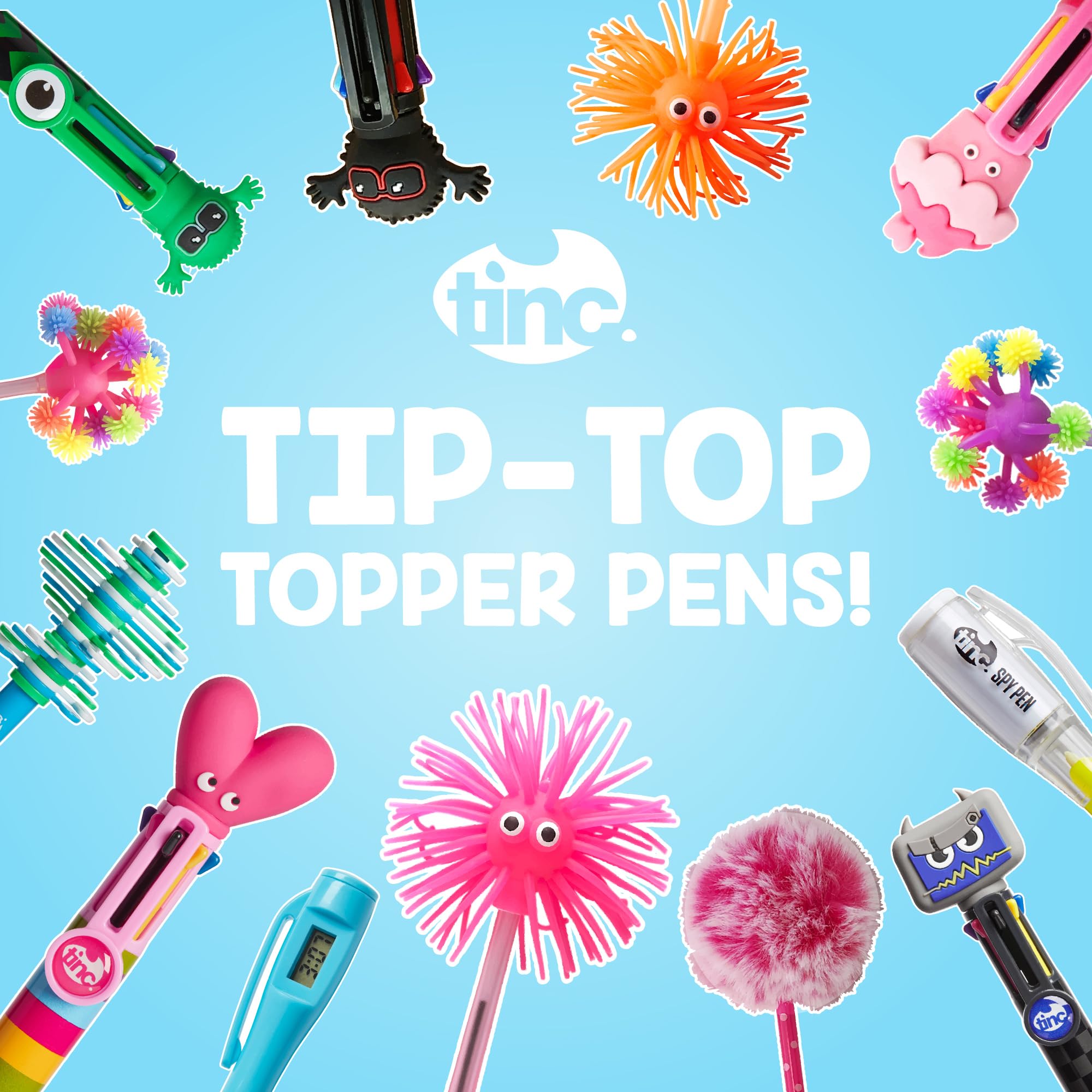 Tinc Fluffy Pom Pom Ballpoint Pen - Pink Ink, 0.5mm Line Size, Erasable | Pack of 1 6