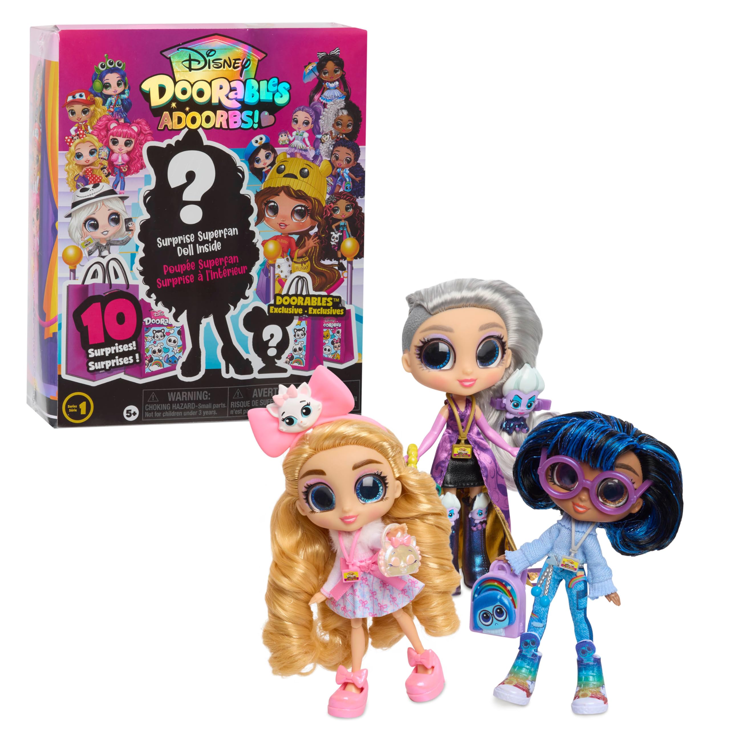Disney Doorables ADOORBS Dolls - Collectible Fashion Playset for Kids Ages 5-12 1