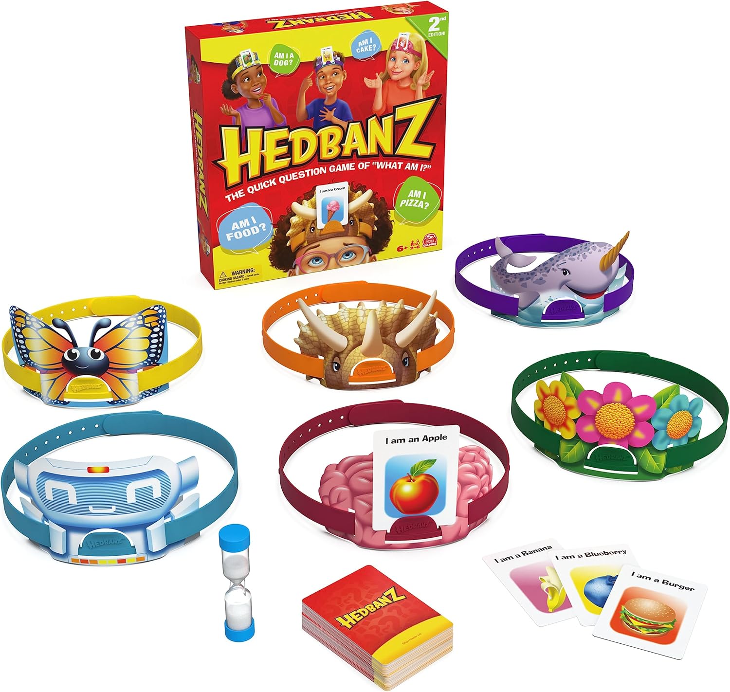Spin Master Hedbanz 2nd Edition Picture Guessing Board Game 8