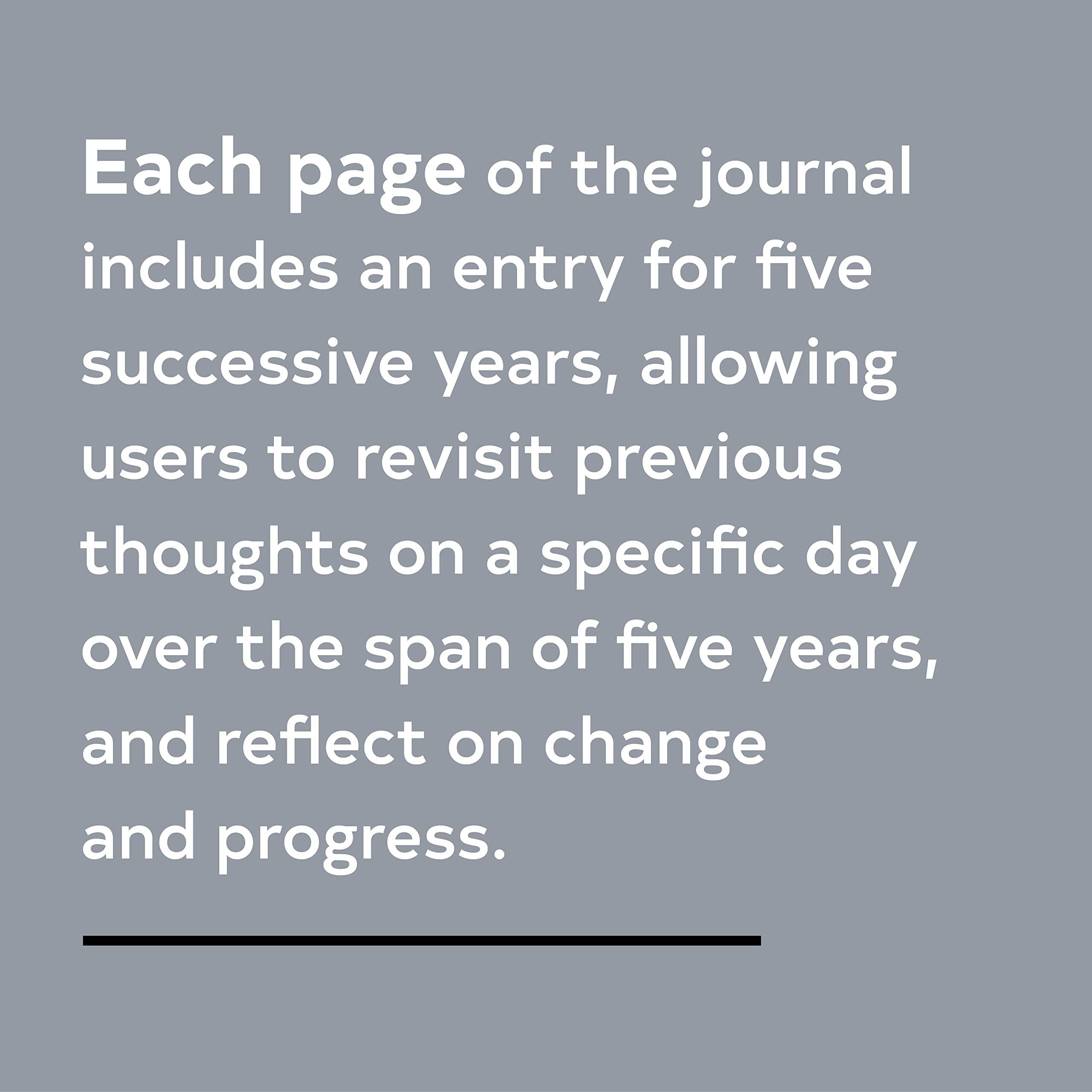 Chronicle Books Canvas One Line a Day - Five-Year Memory Journal | Diary Binding | English Language 4