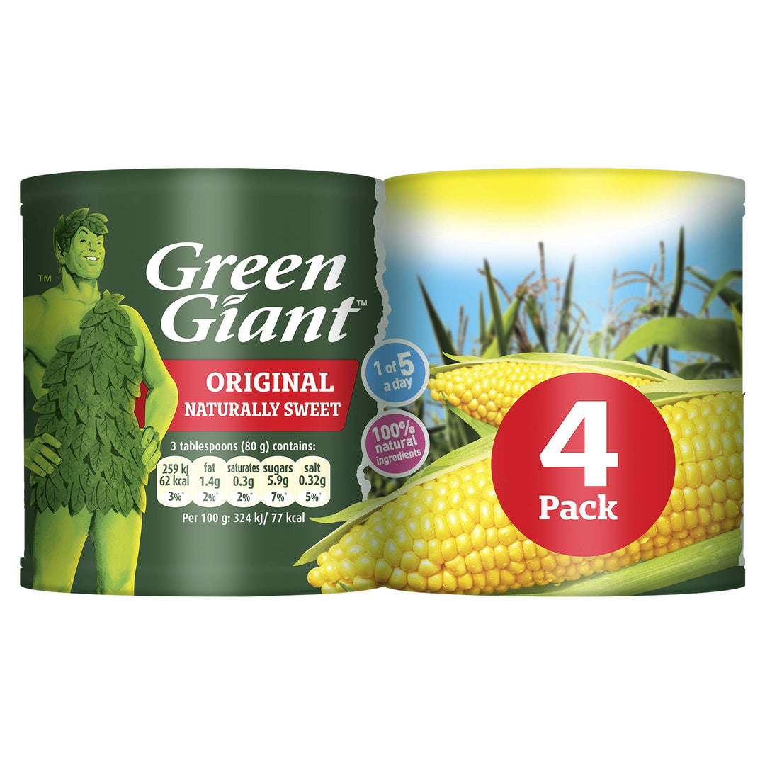 Green Giant Original Sweetcorn 4x198g