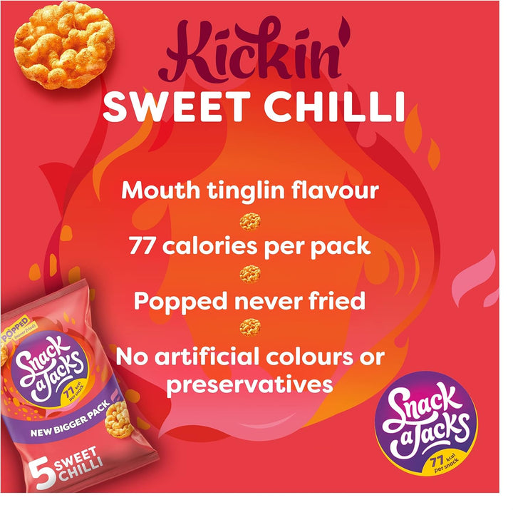 Snack a Jacks Crispy Sweet Chilli 5 X 19g