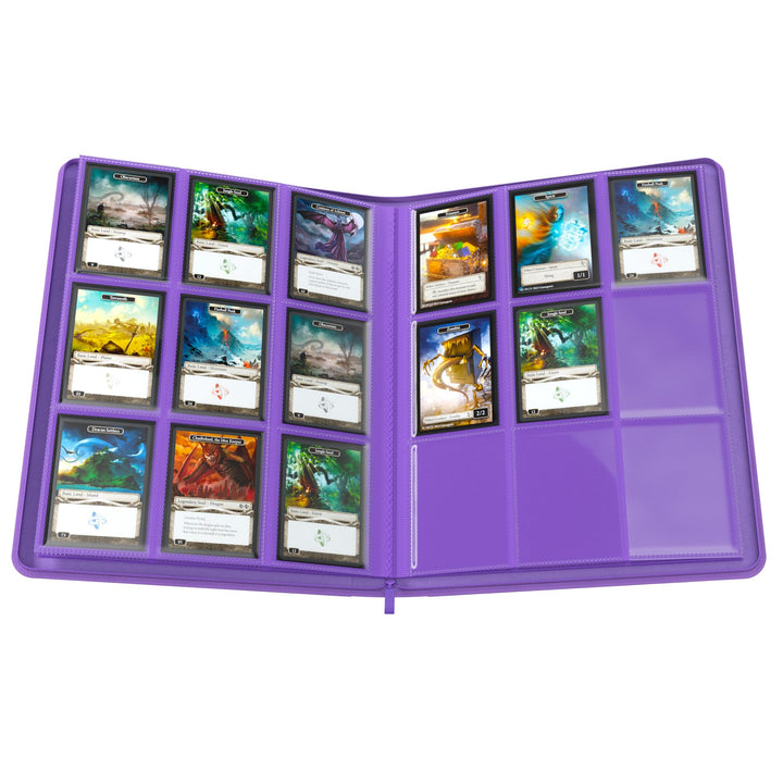 Gamegenic Zip-Up Album 18-Pocket - Purple Trading Card Game Accessory