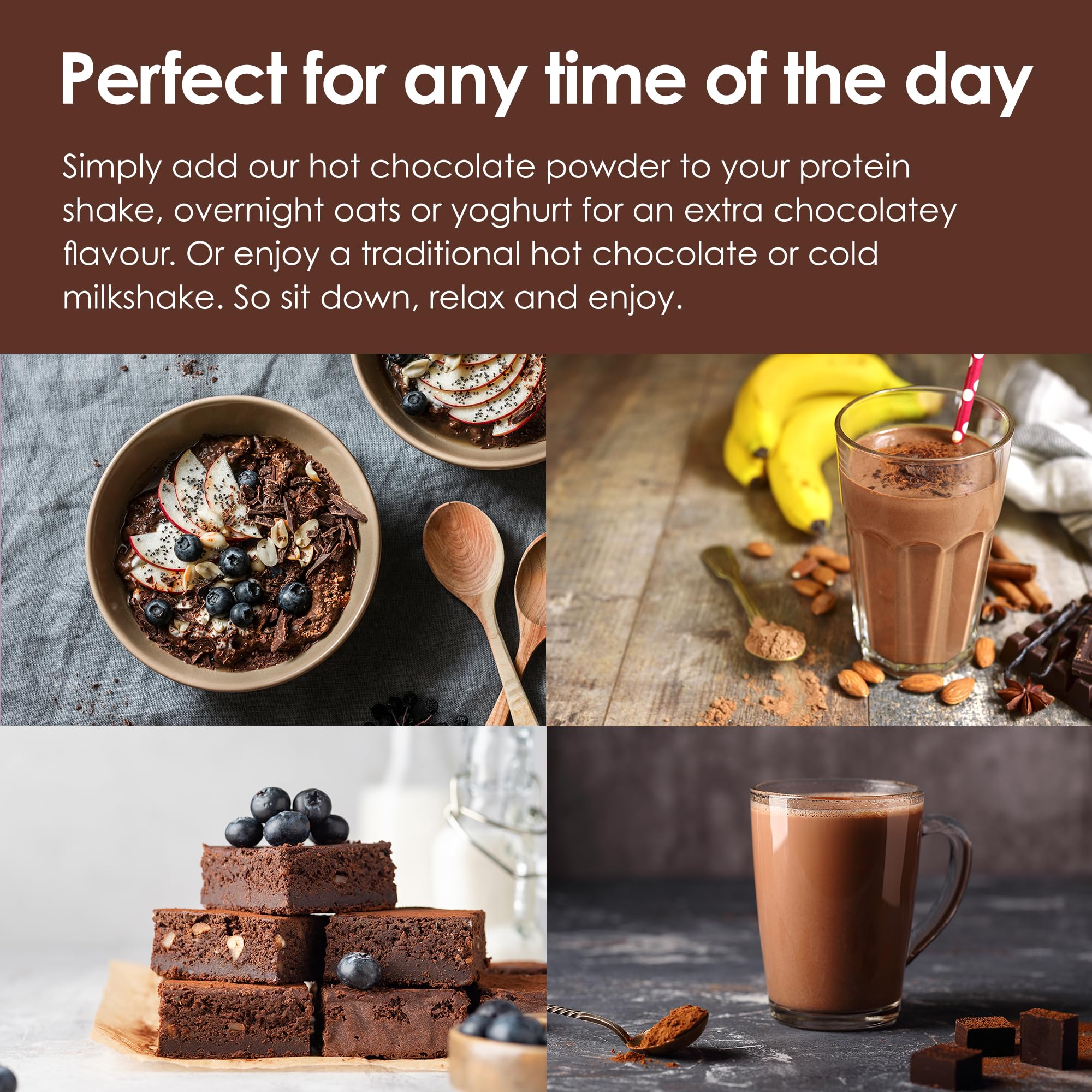 Options White Hot Chocolate Sachet - Real White Belgian Chocolate, Low Calorie | 30 x 11g Pack 4