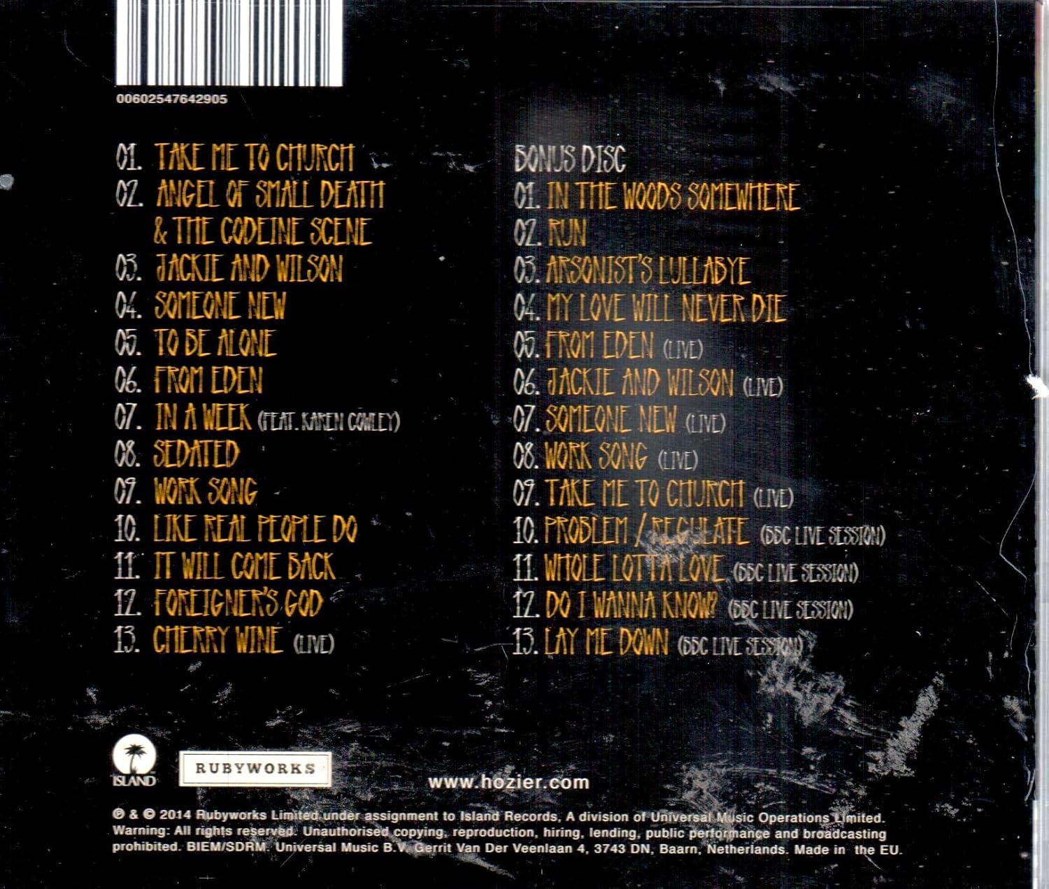 Hozier - Hozier (Special 2CD Edition) 3