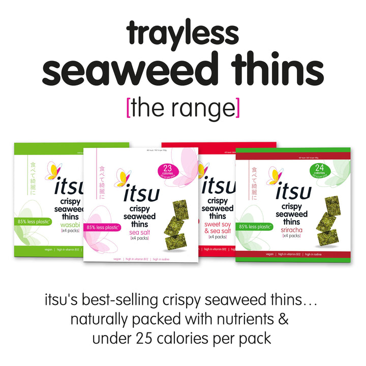 Itsu - Sweet Soy & Sea Salt Crispy Seaweed Thins 32-Pack