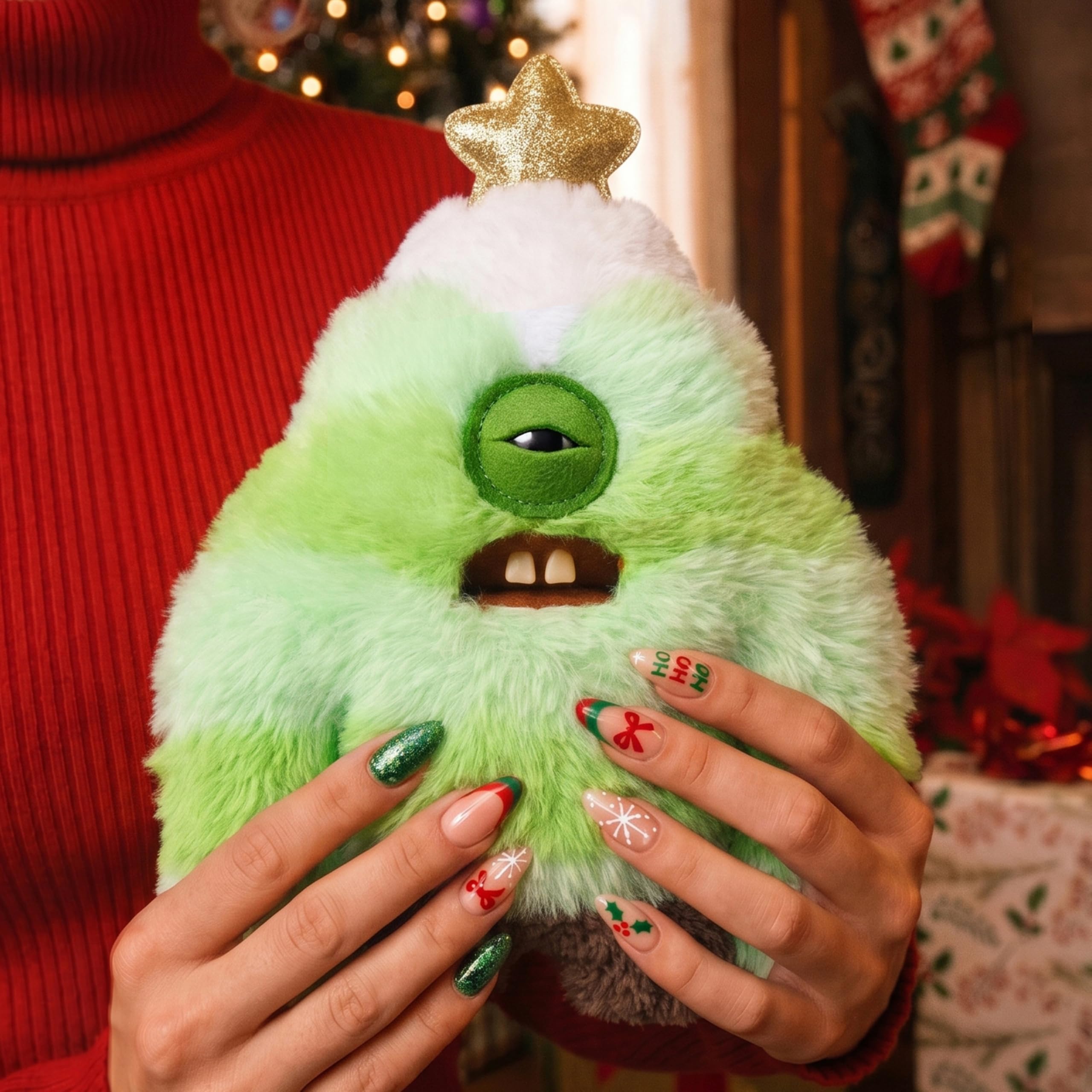 Fuggler Sasquooshmas Tree Soft Doll - 9 Inch Collectible Plush with Human-Like Teeth 8