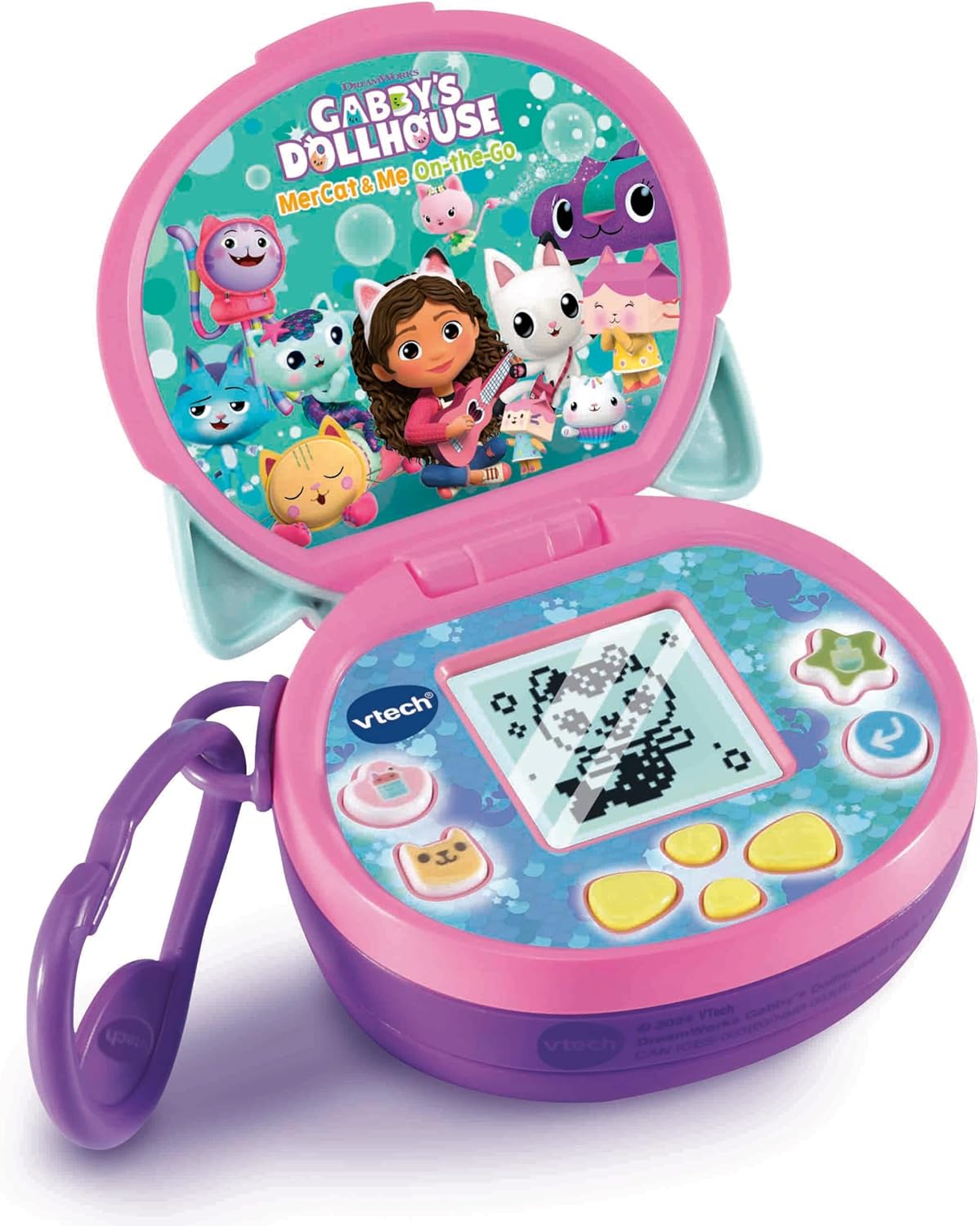 VTech Gabby's Dollhouse MerCat & Me On-the-Go - Interactive Educational Toy for Ages 3-6 1