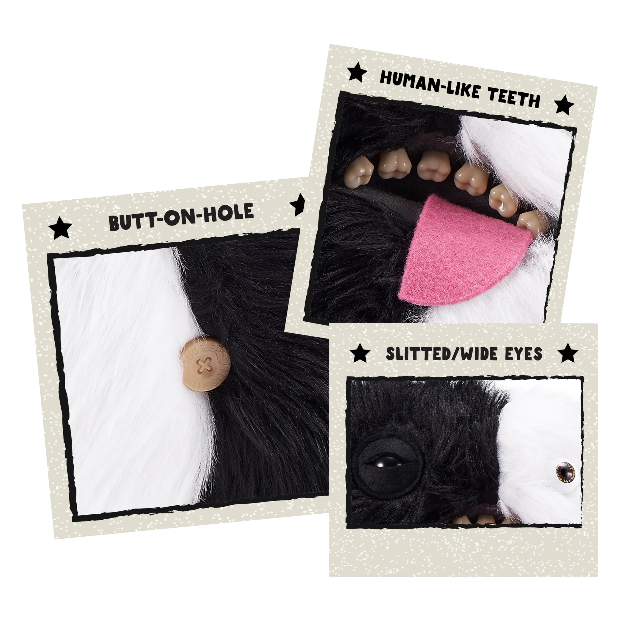 Fuggler Misfit Monsters 9-inch Series 1 - Funny Ugly Plush Toy with Human-Like Teeth 10