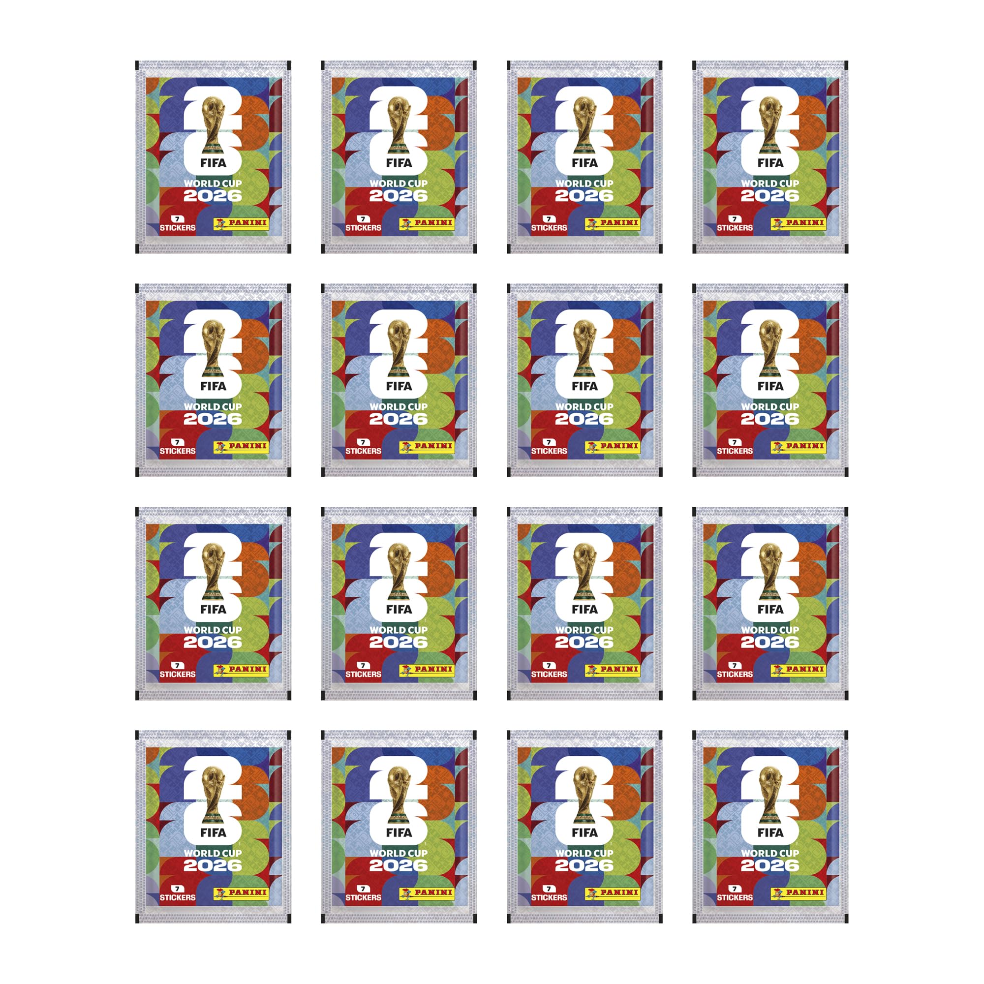 Panini FIFA World Cup 2026 Sticker Collection - Mega Multiset | 16 Packets