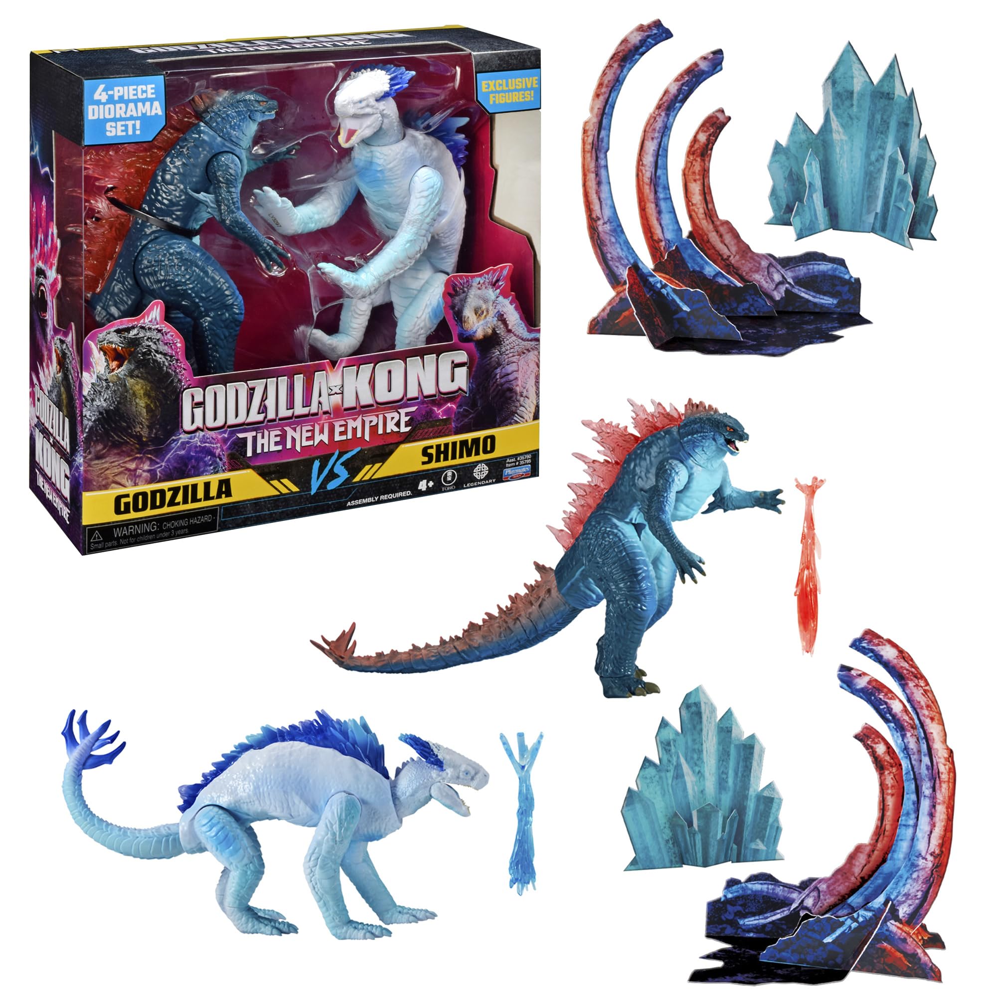 MonsterVerse Godzilla vs Shimo Limited Edition Pack - 6-Inch Articulated Figures | Godzilla x Kong: The New Empire 1
