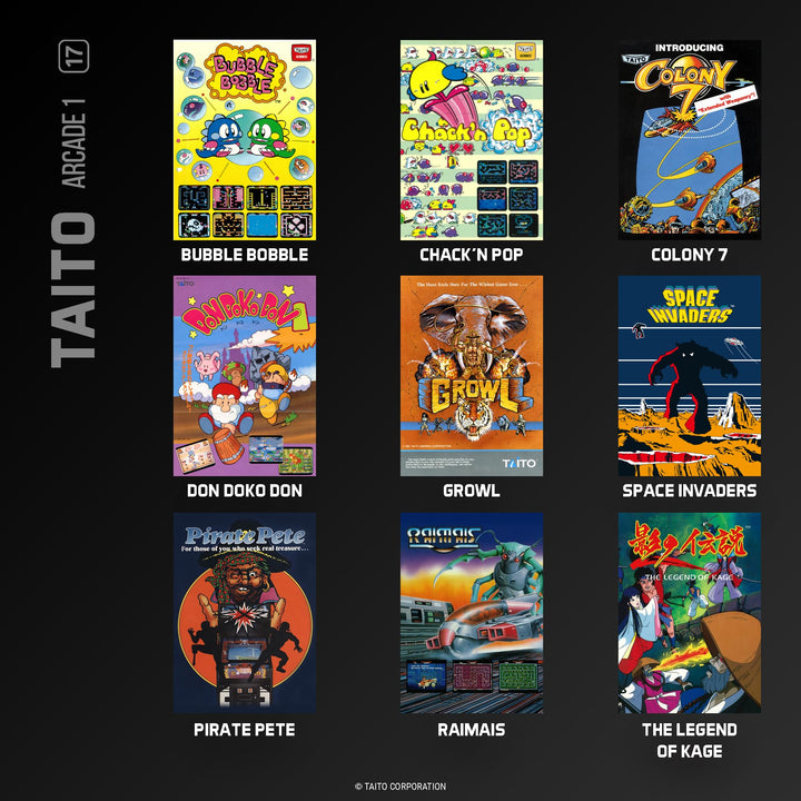 Taito Arcade 1 - Evercade Cartridge
