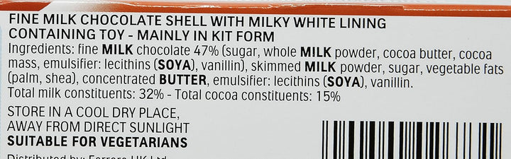 Kinder Surprise Chocolate Egg - Milk Chocolate with Toy Inside