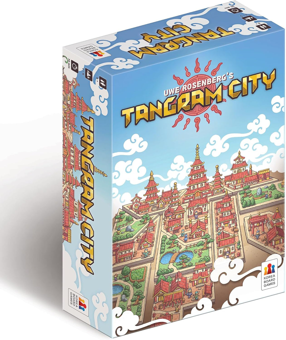 Capstone Games Tangram City Tile Laying Strategy Board Game (TGC-001)