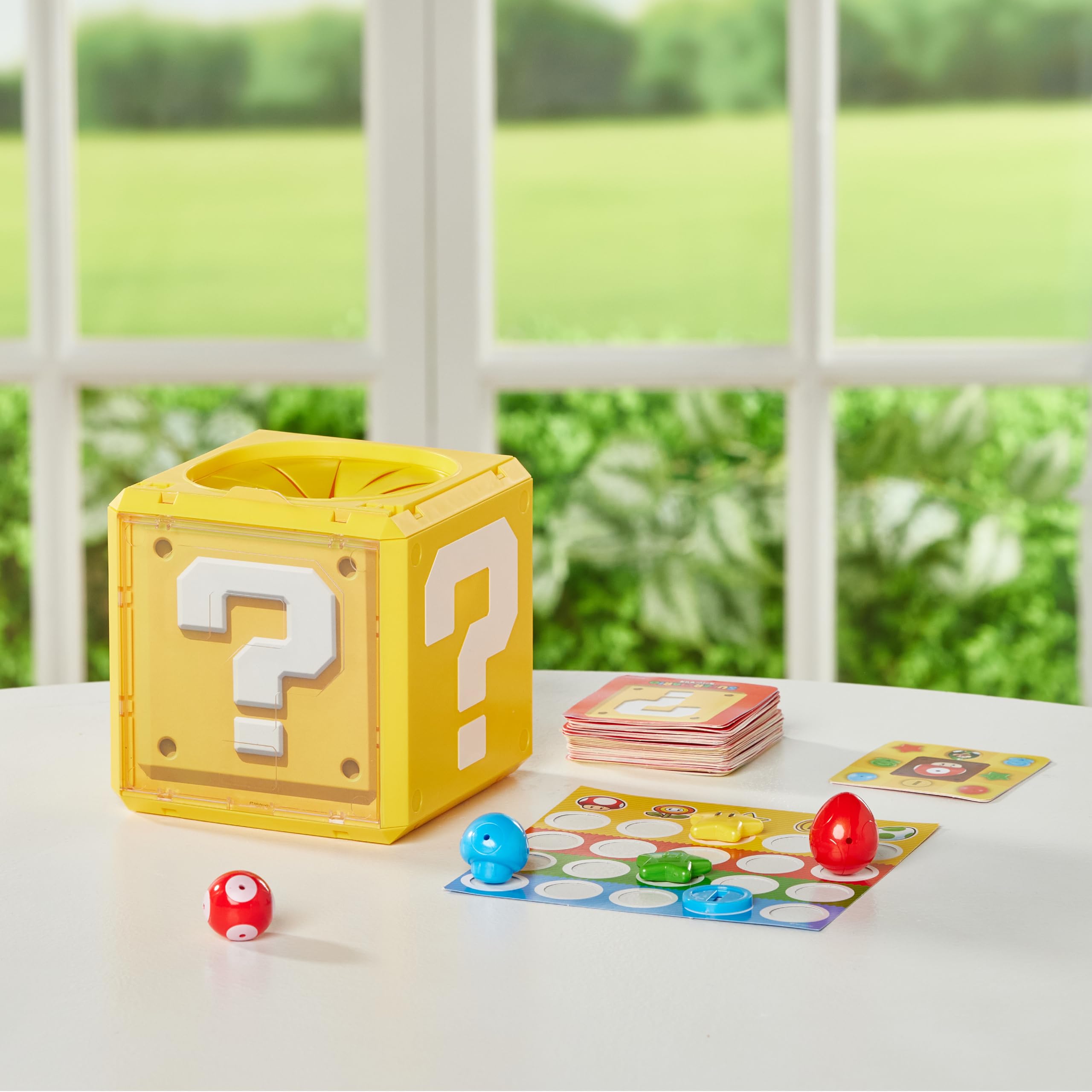 EPOCH Super Mario Question Block Game - 3 Games in 1 | 2-6 Players | Ages 4+