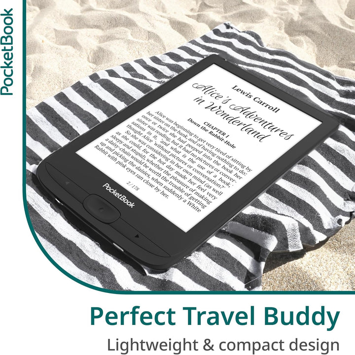 PocketBook Basic Lux 4 Ink Black E-Reader (PB618-P-WW)