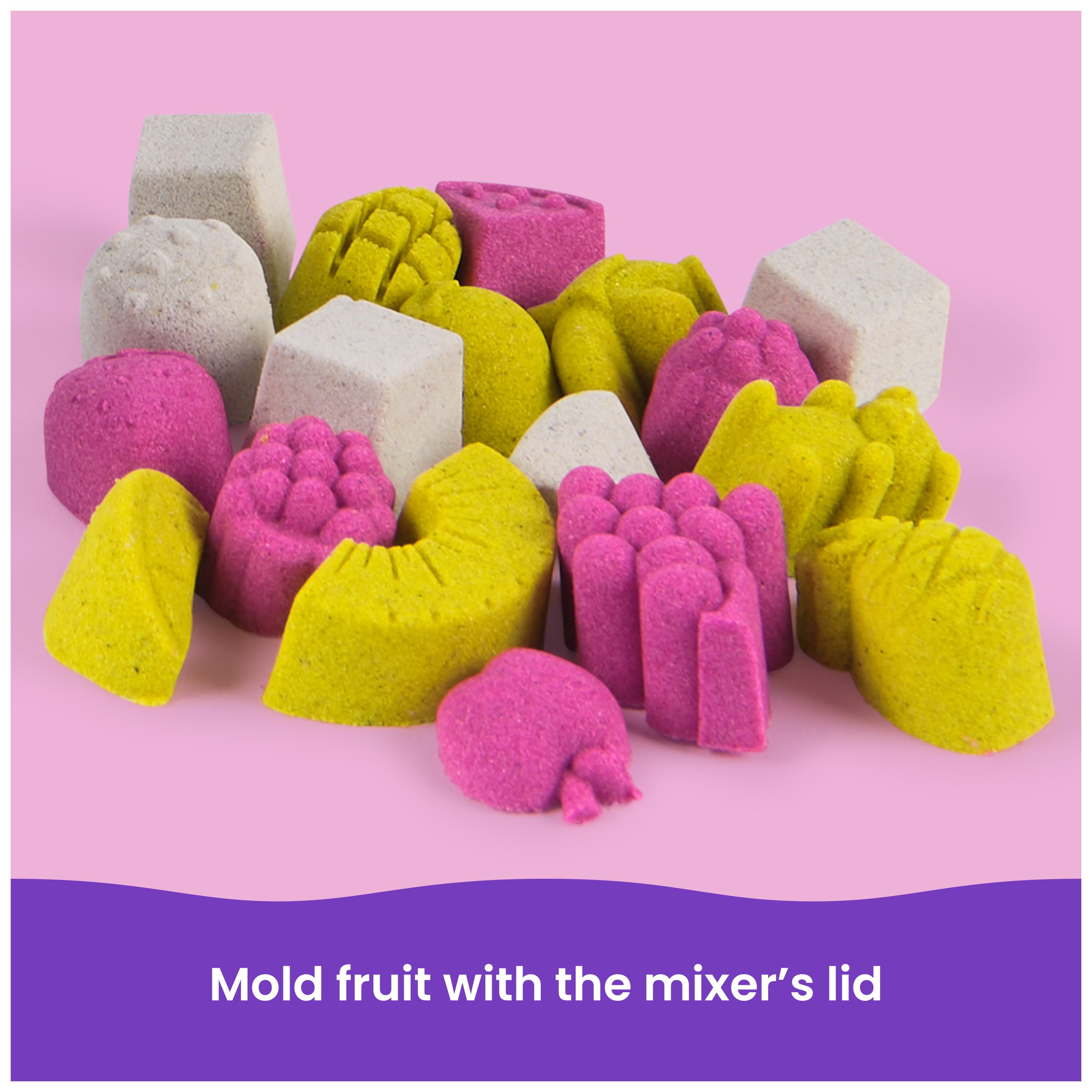 Kinetic Sand Smoothie Mixer Playset with 14 oz Play Sand, Tools, and Popsicle Mould | Ages 5-14 5