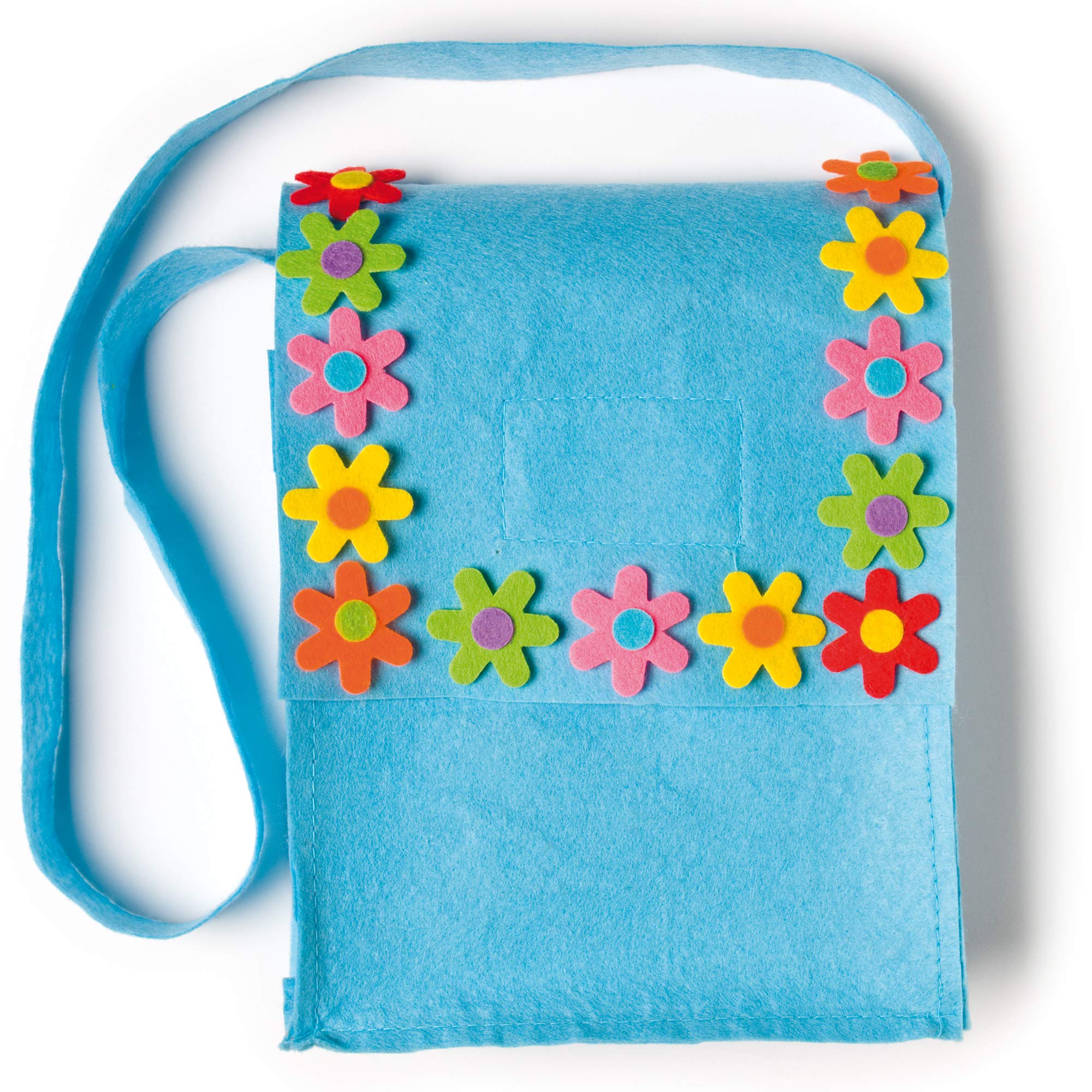 Baker Ross Self Adhesive Flower Felt Stickers (EV1563) - 200 Pack, 30mm, Assorted Colors 3
