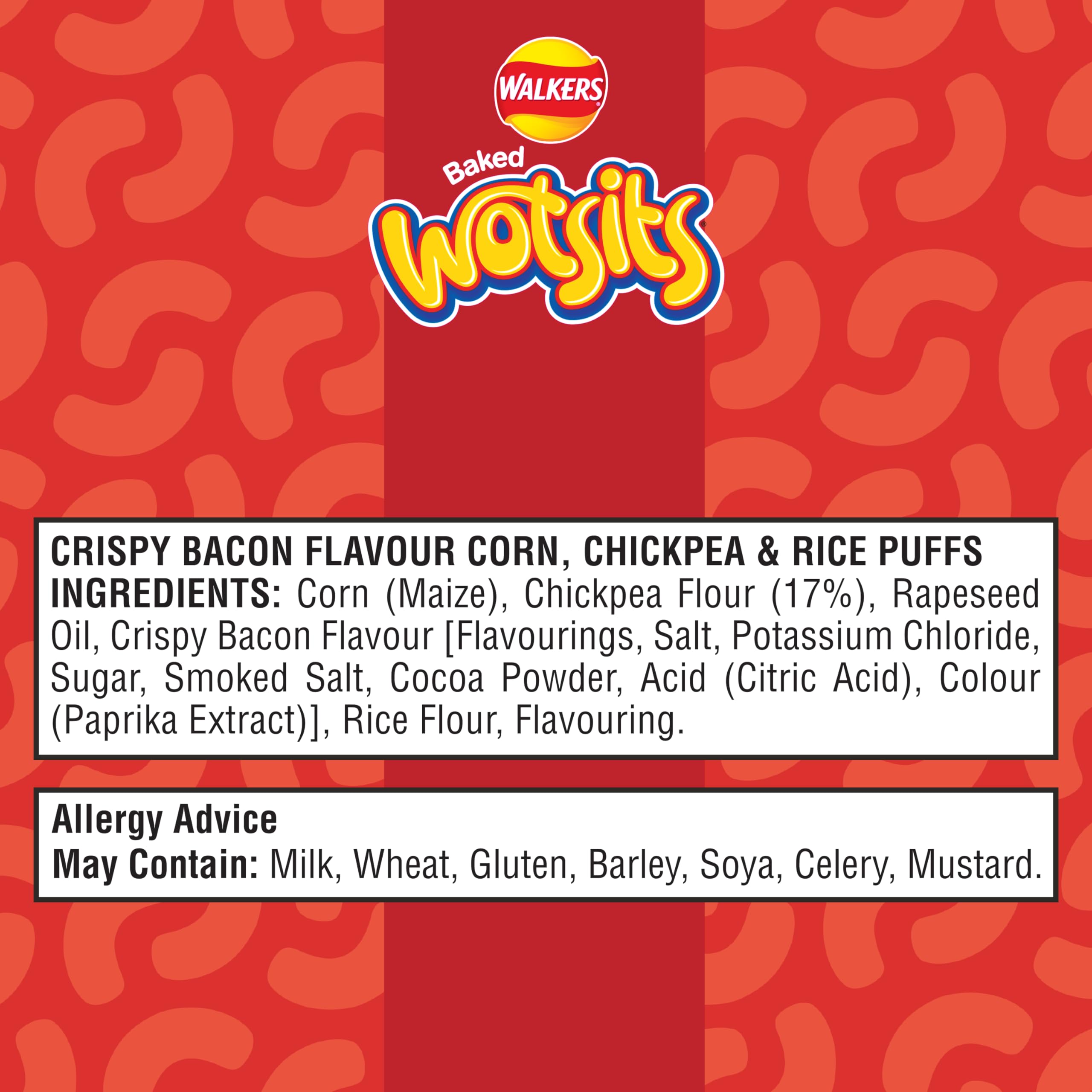 Walkers Wotsits Crispy Bacon Flavour Crisps Multipack (6 Pack) 3