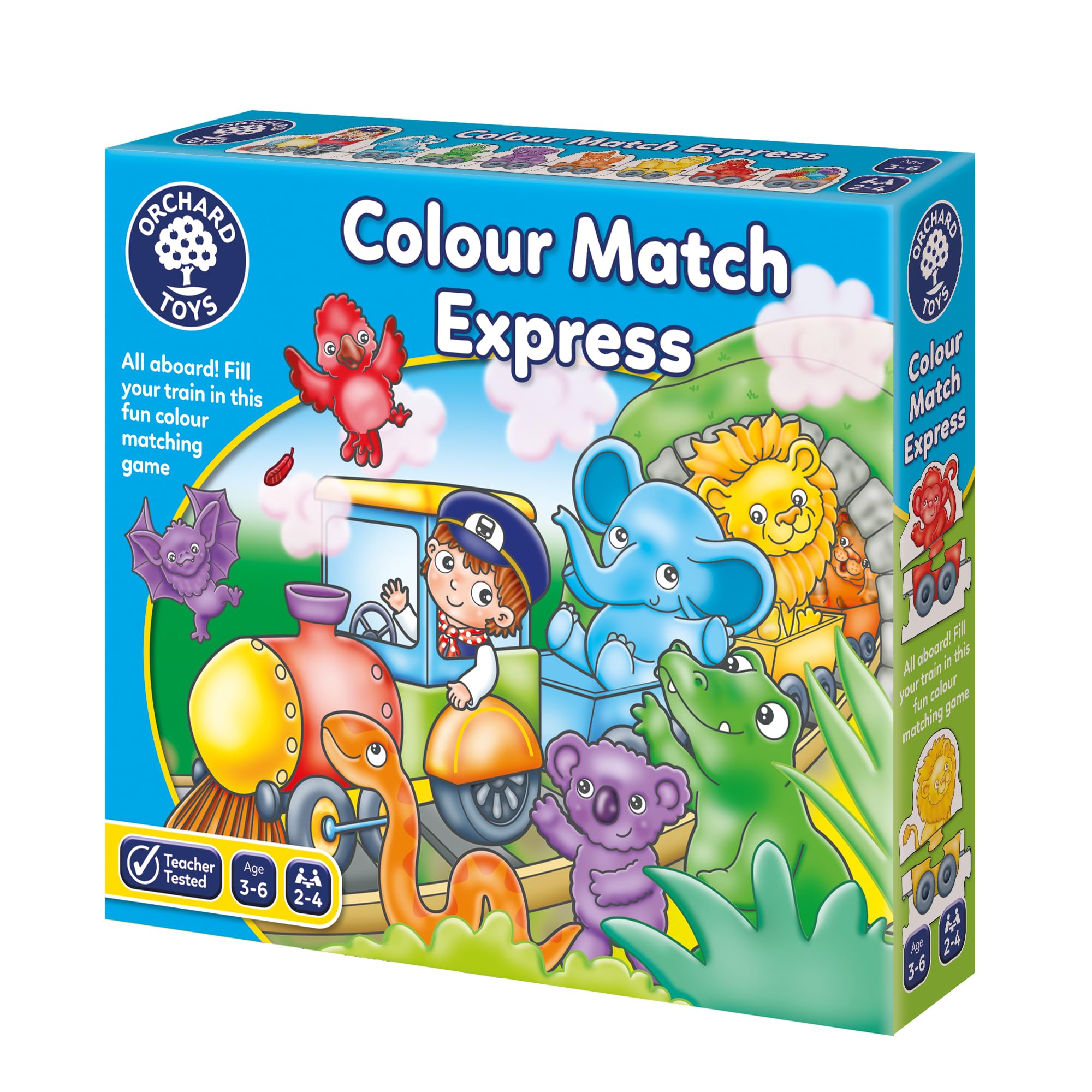 Orchard Toys Colour Match Express Colour Matching Game | Ages 3-6 | Multicolor 1