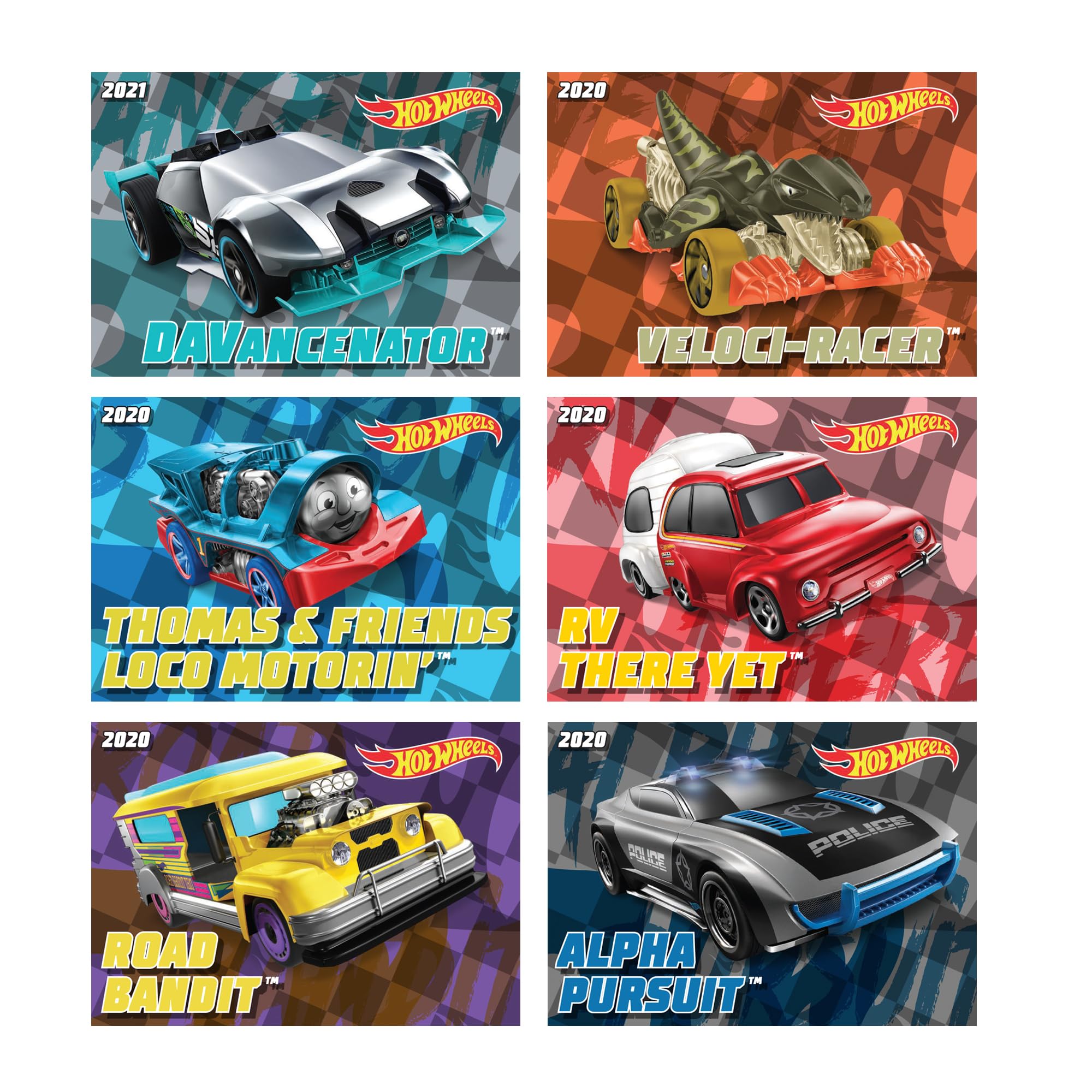 Panini Hot Wheels On The Road Trading Card Collection - Multiset 6