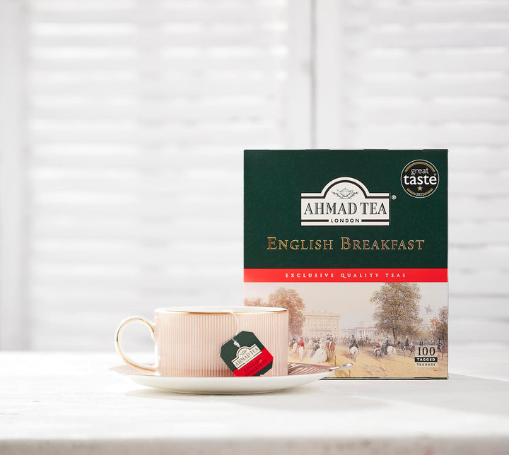 Ahmad Tea English Breakfast Tea - 100 Teabags (Pack of 12)