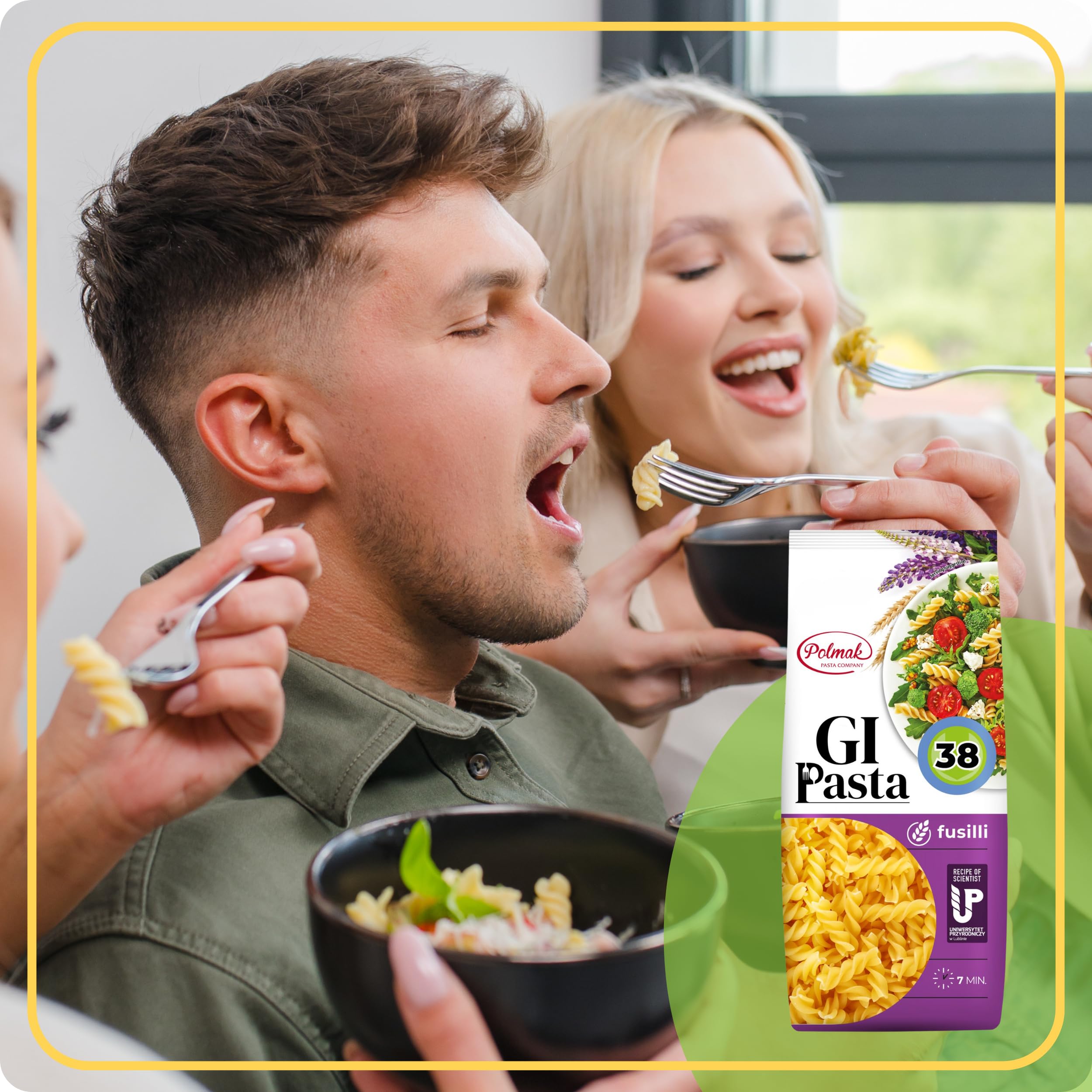 GI Pasta Fusilli - High Protein, High Fibre, Low Glycaemic Index Pasta 8