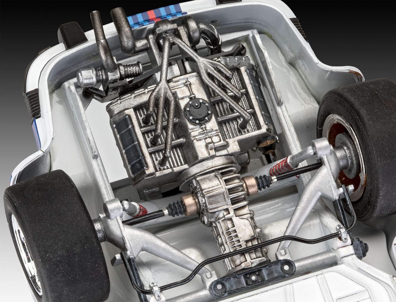 Revell Porsche 934 RSR 'Martini Racing' 1:24 Plastic Model Kit - Building Toy for Ages 3+ 8