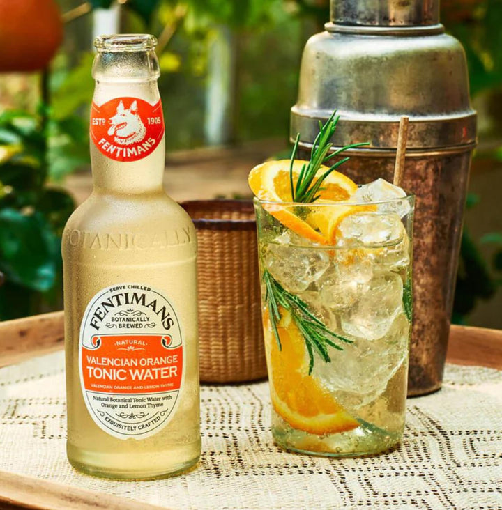 Fentimans Valencian Orange Tonic Water - Botanically Brewed Mixer with Lemongrass & Quinine - 1.68kg