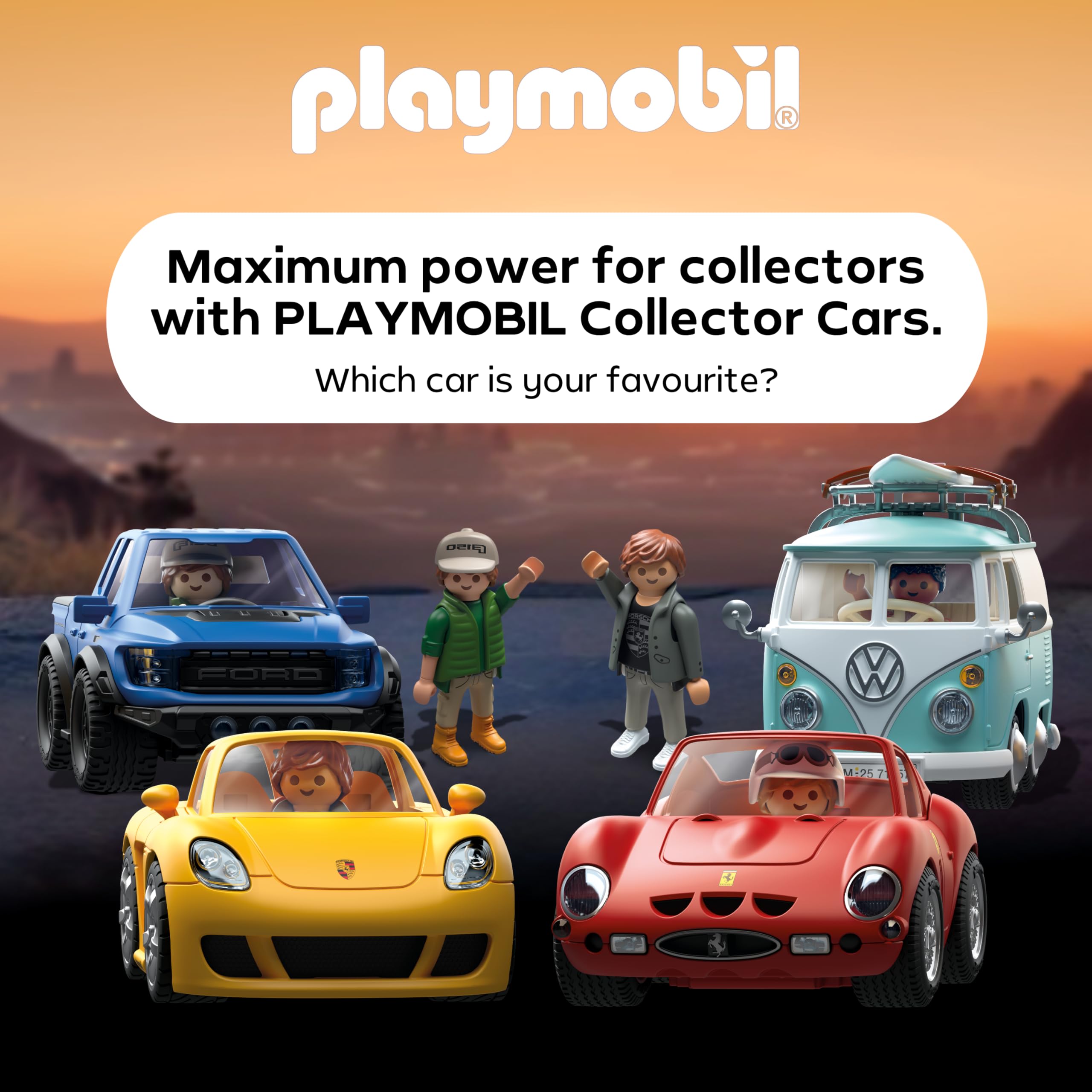 Playmobil Volkswagen T1 Camper Van - Retro Vehicle Playset for Kids & Collectors 7
