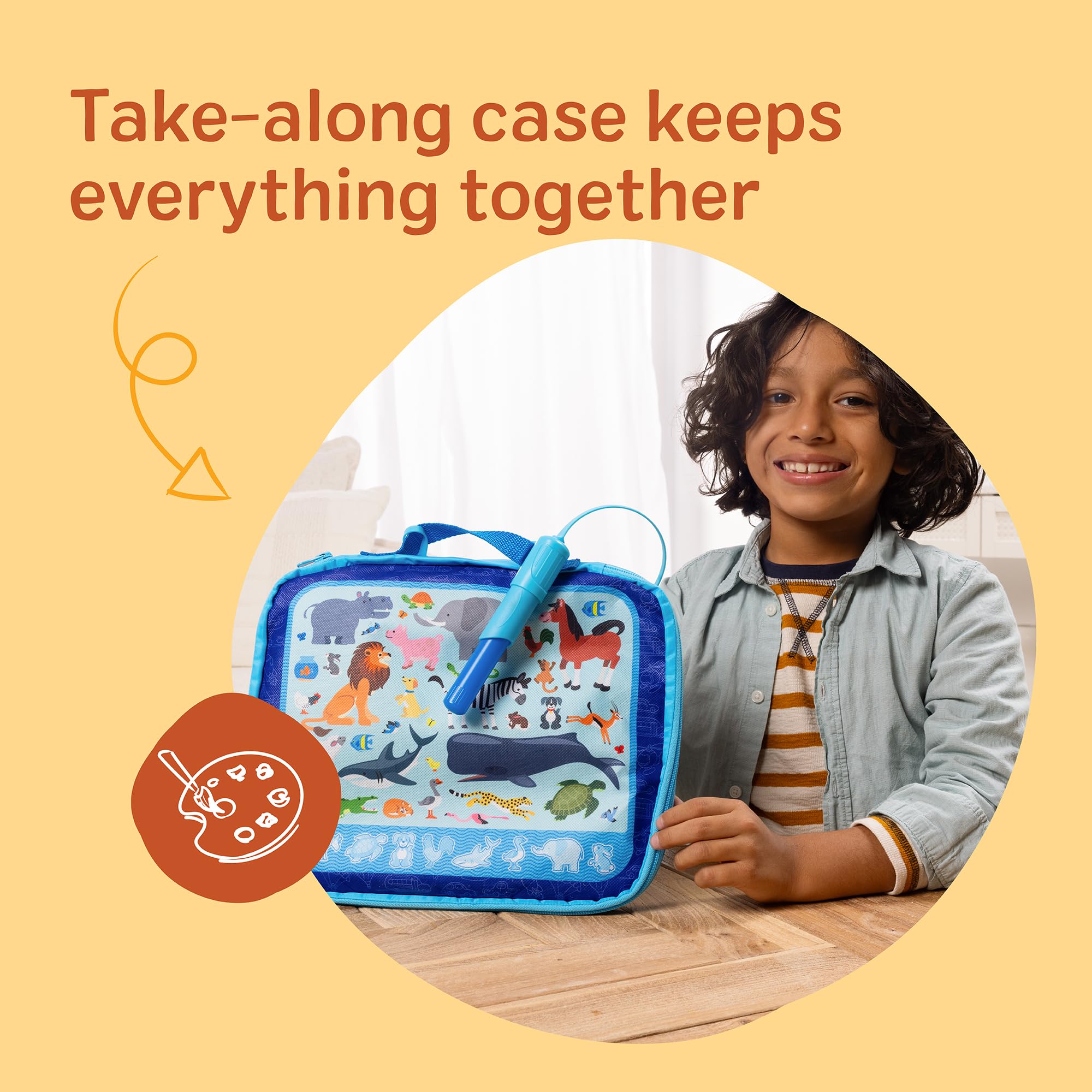 Melissa & Doug Water WOW! Take-Along Multi-Activity Colour-Reveal Set | Ages 3-6 | Portable 6