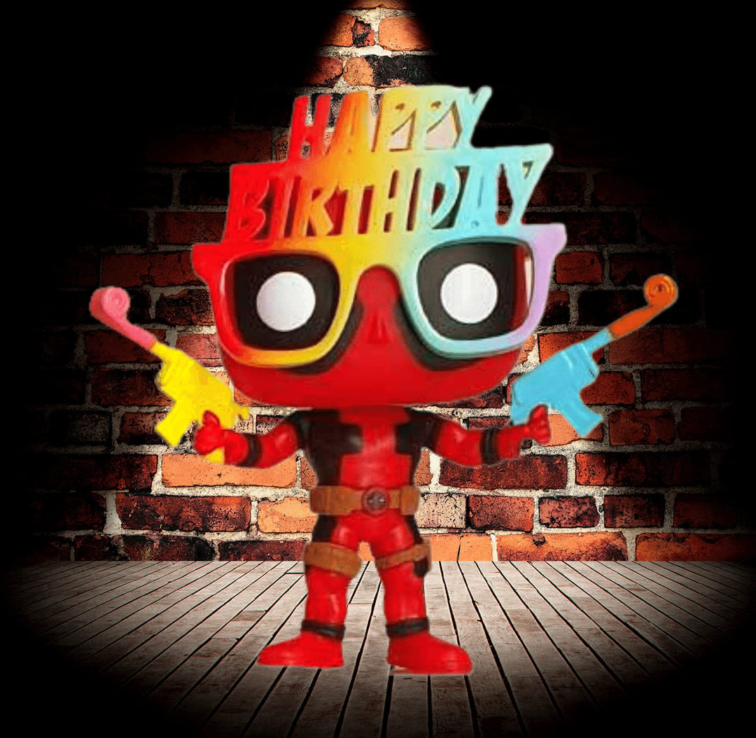 Funko Pop! Vinyl - Deadpool Birthday Glasses 30th Anniversary Figure (54687)
