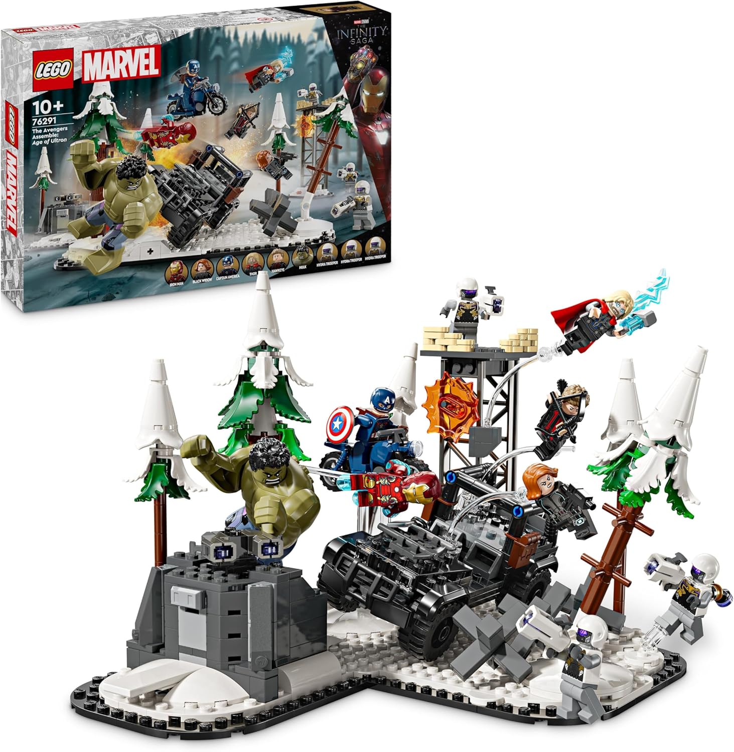 LEGO Marvel The Avengers Assemble: Age of Ultron - 613-Piece Buildable Super Hero Playset for Ages 10+ 1