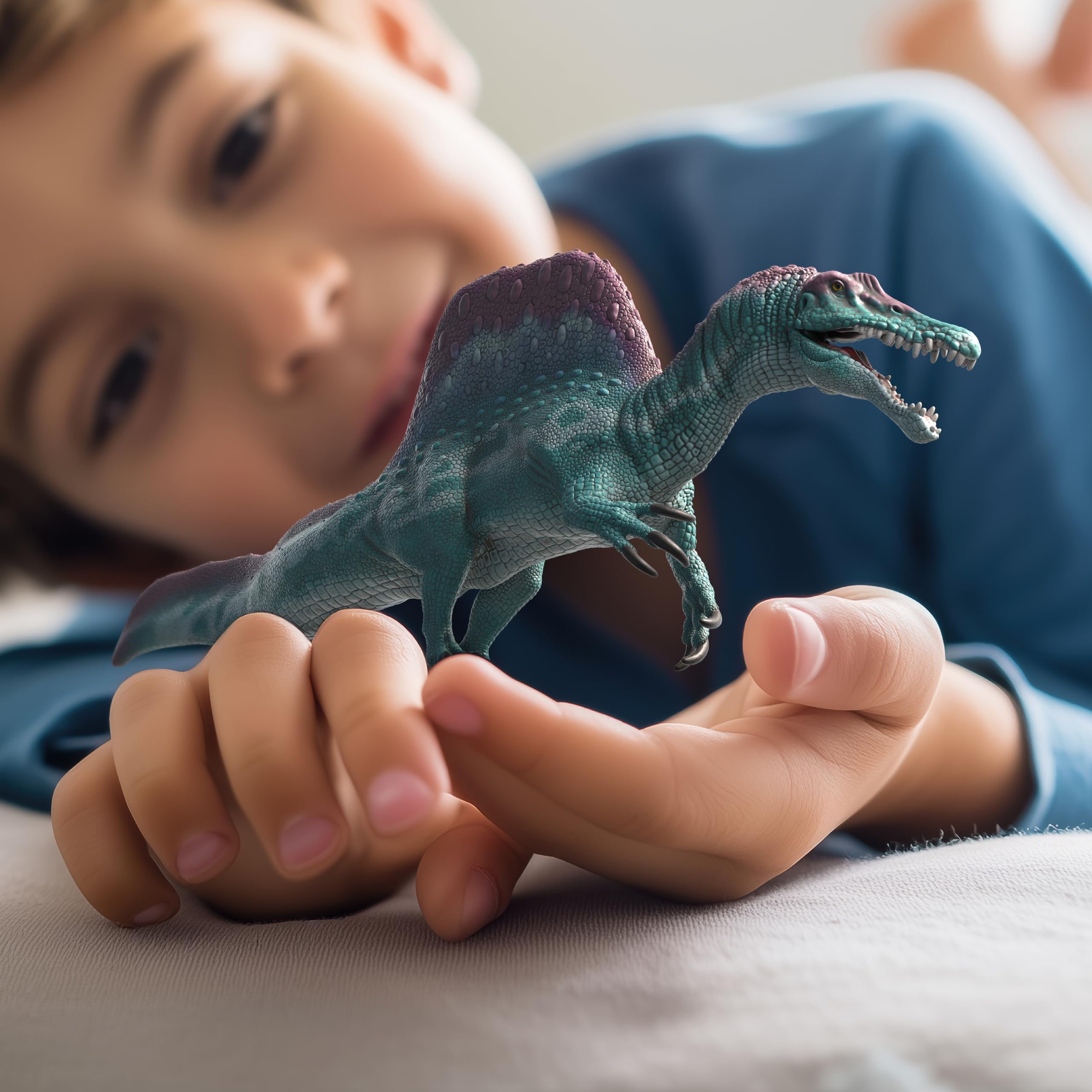 Schleich Spinosaurus Figure 15049 - Green Plastic Miniature | Ages 5-12 3