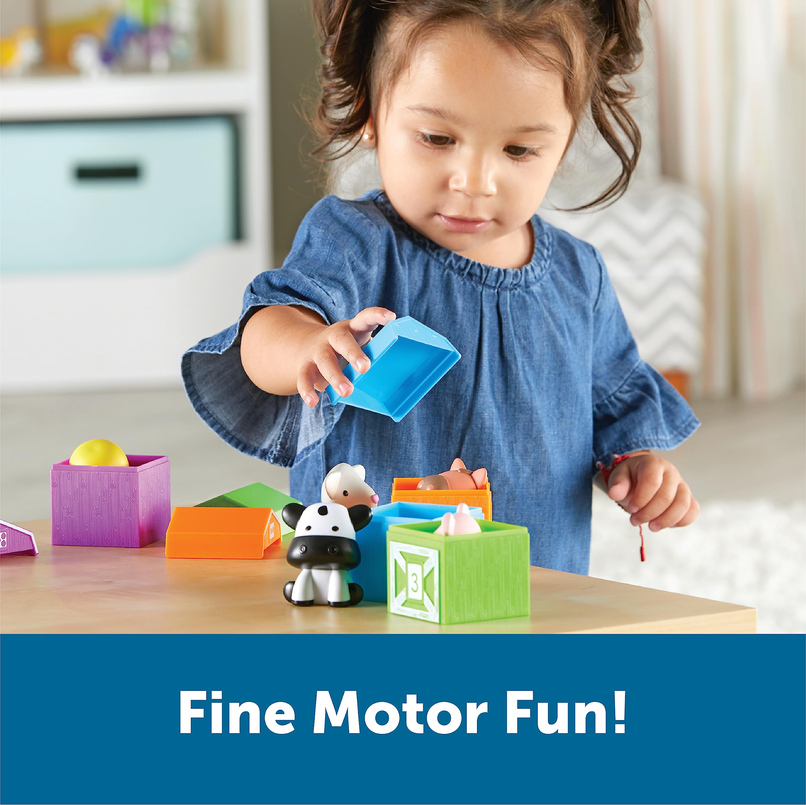 Learning Resources Peekaboo Learning Farm - Educational Playset for Toddlers 18 Months+ 4
