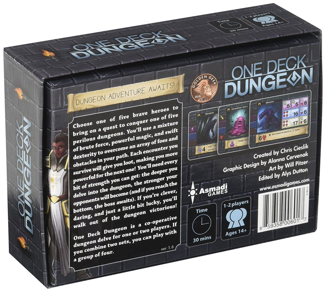 Asmadi Games One Deck Dungeon Board Game