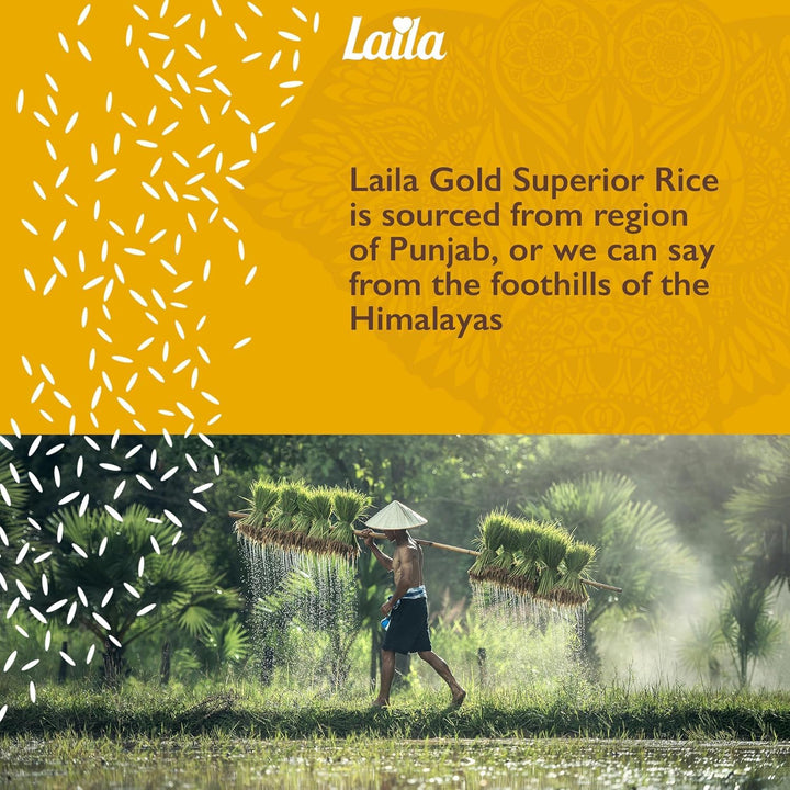 LAILA - Gold Basmati Rice Extra Long Grain 1kg