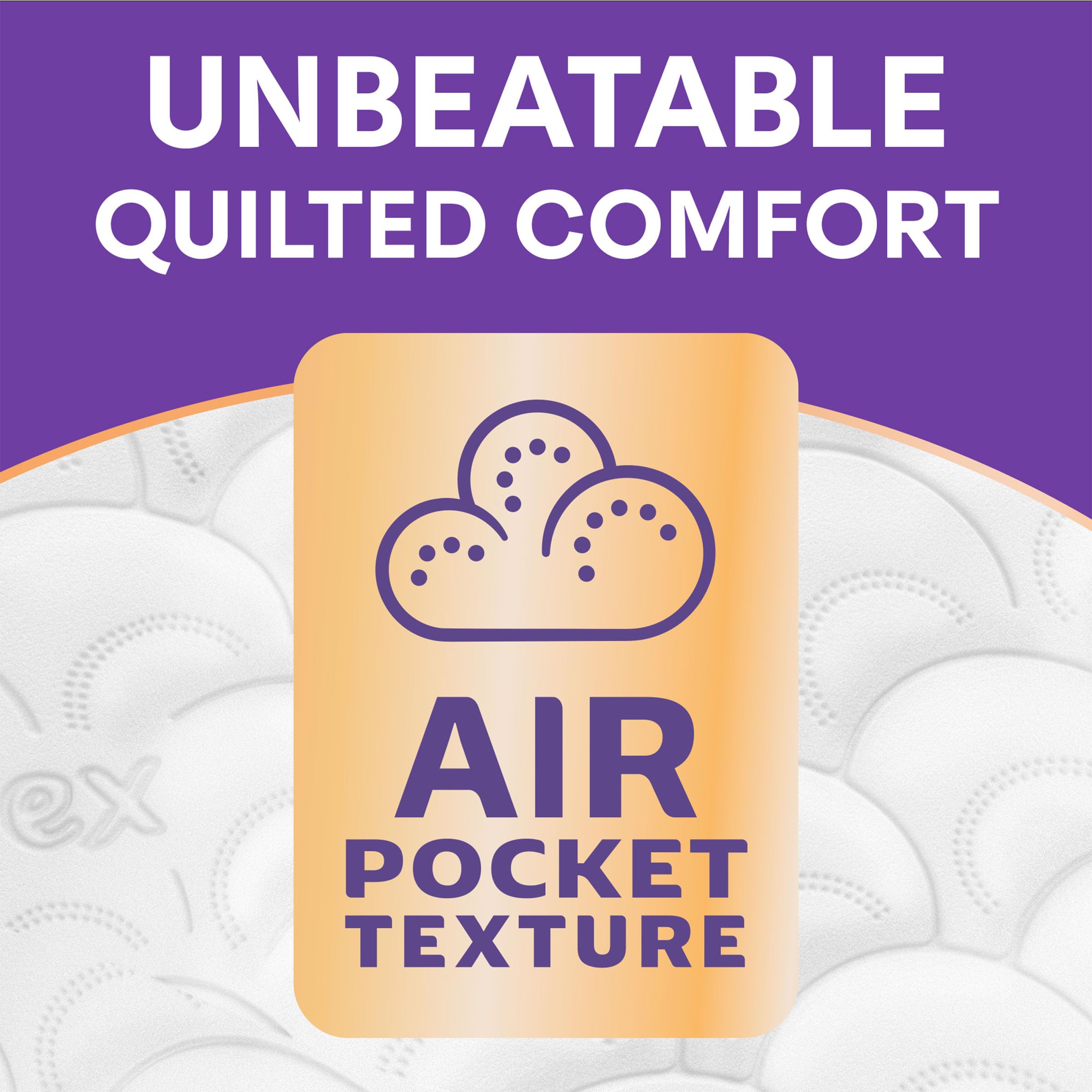 Andrex Ultimate Quilts Toilet Tissue - 9 Rolls | Air Pocket Texture | Unscented 2