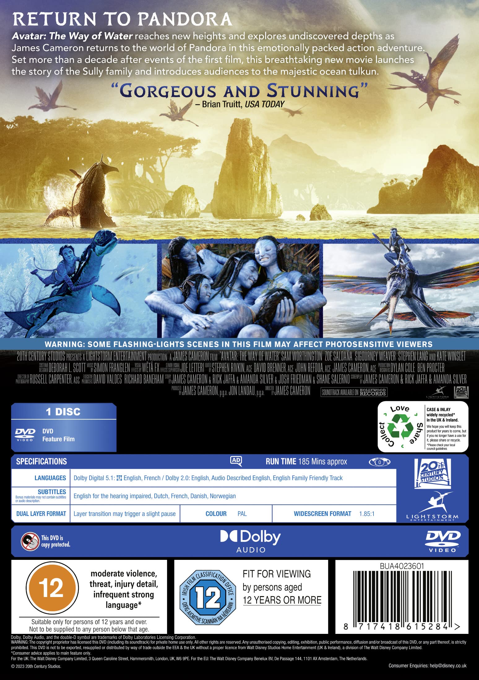 Avatar The Way Of Water [DVD] 3