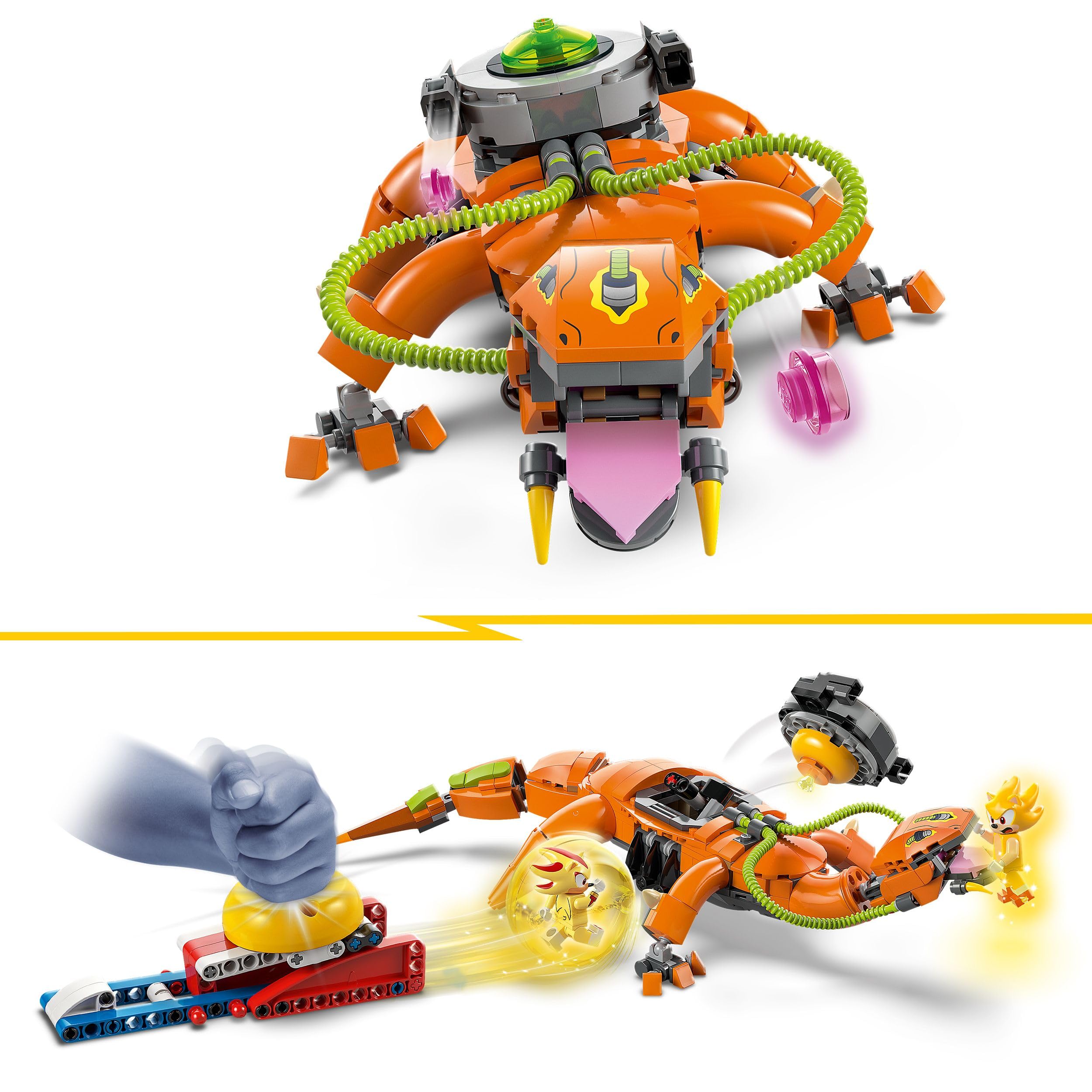 LEGO Sonic the Hedgehog Super Shadow vs. Biolizard Set - Building Toy with 419 Pieces for Ages 9+ 4