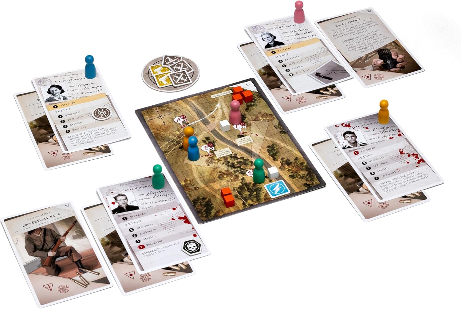 Osprey Games War Story: Occupied France Board Game 6