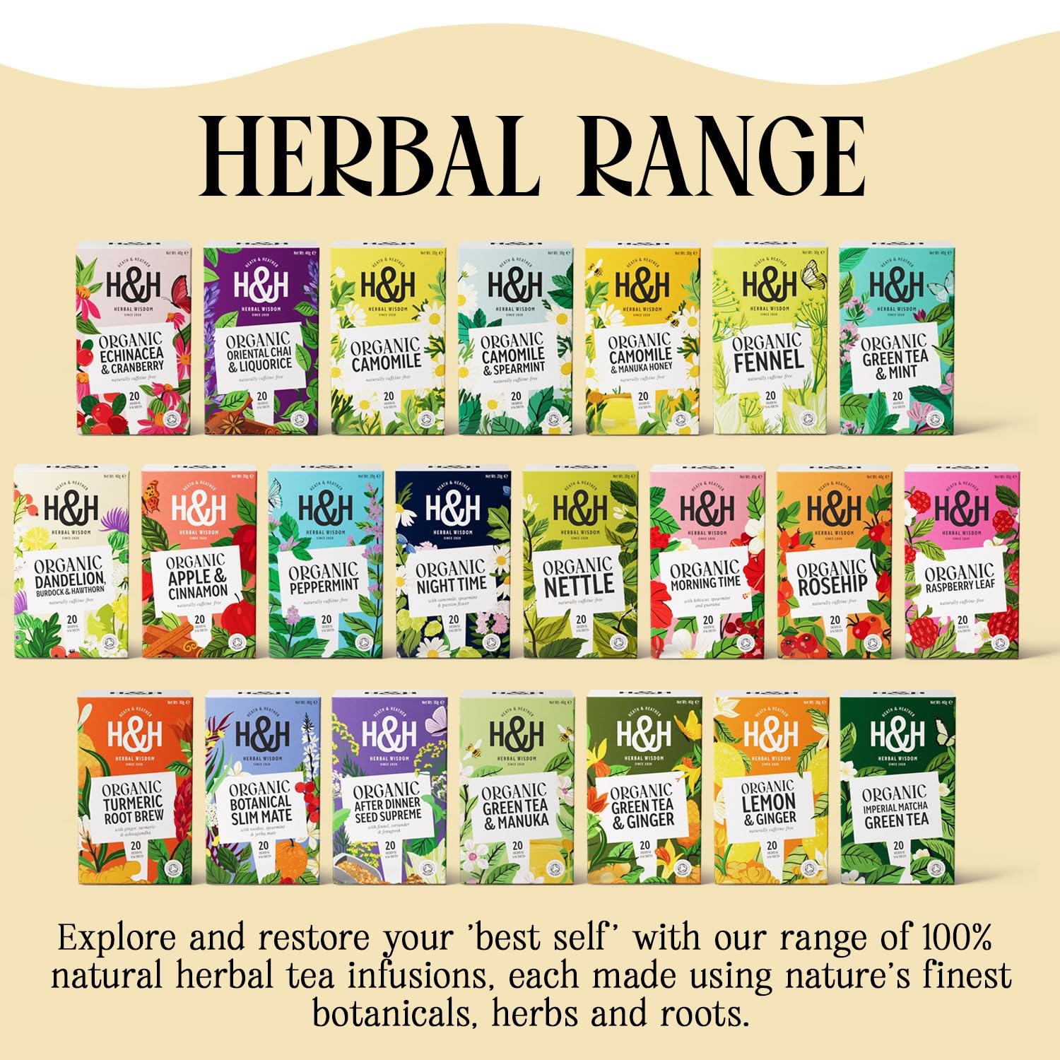 Heath & Heather Organic Dandelion, Burdock & Hawthorn Tea - Detox & Heart Health | 20 Count 6