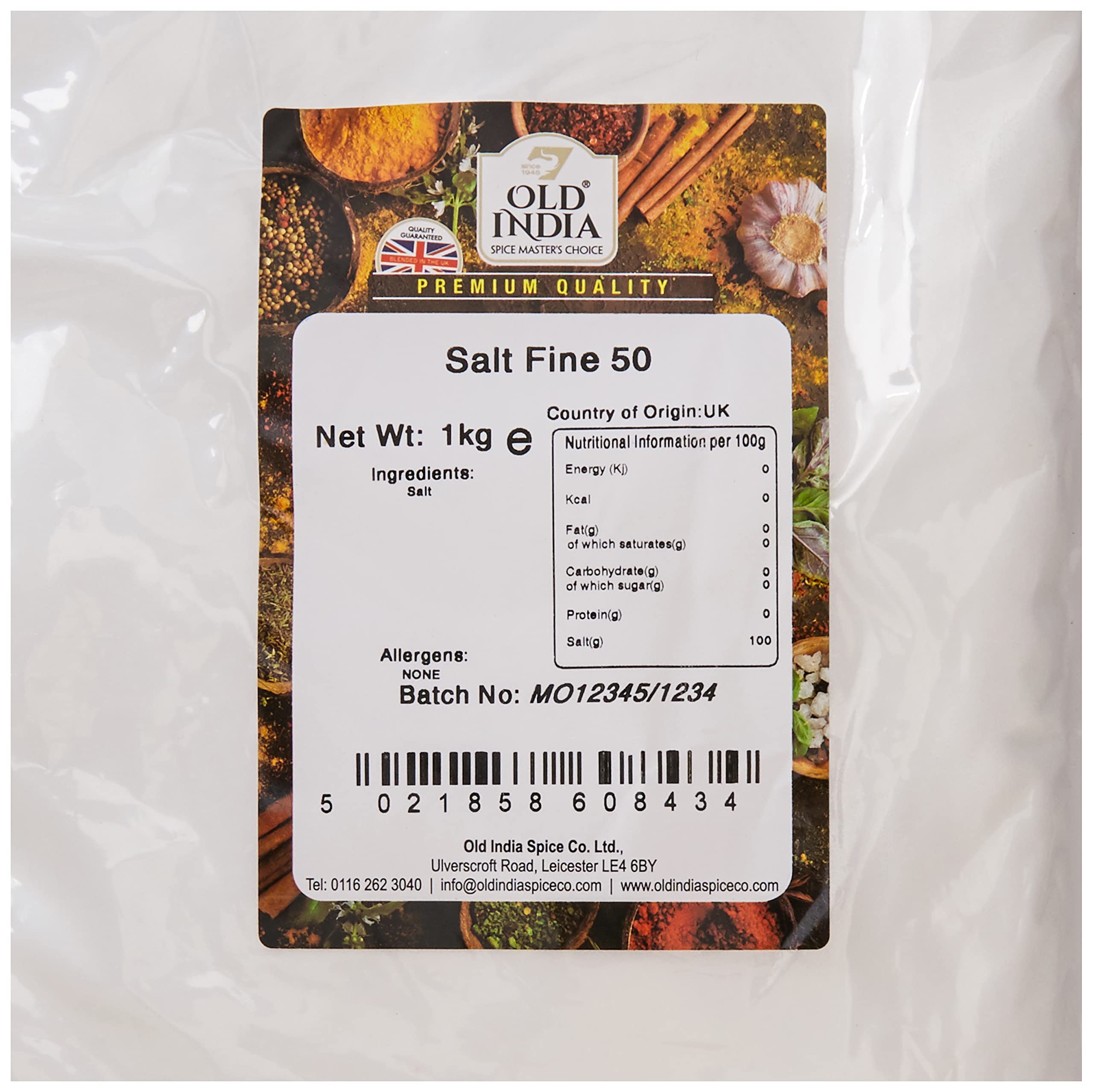 Old India Fine Salt 1kg - Pure Natural Salt for Cooking 3