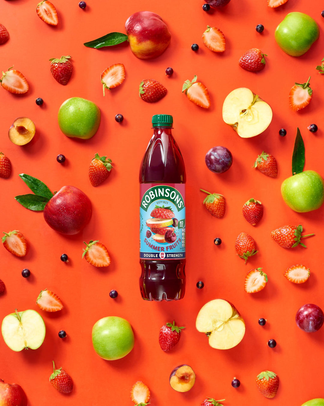 Robinsons Fruit Squash - Low Calorie - Double Strength - Summer Fruits 750ml