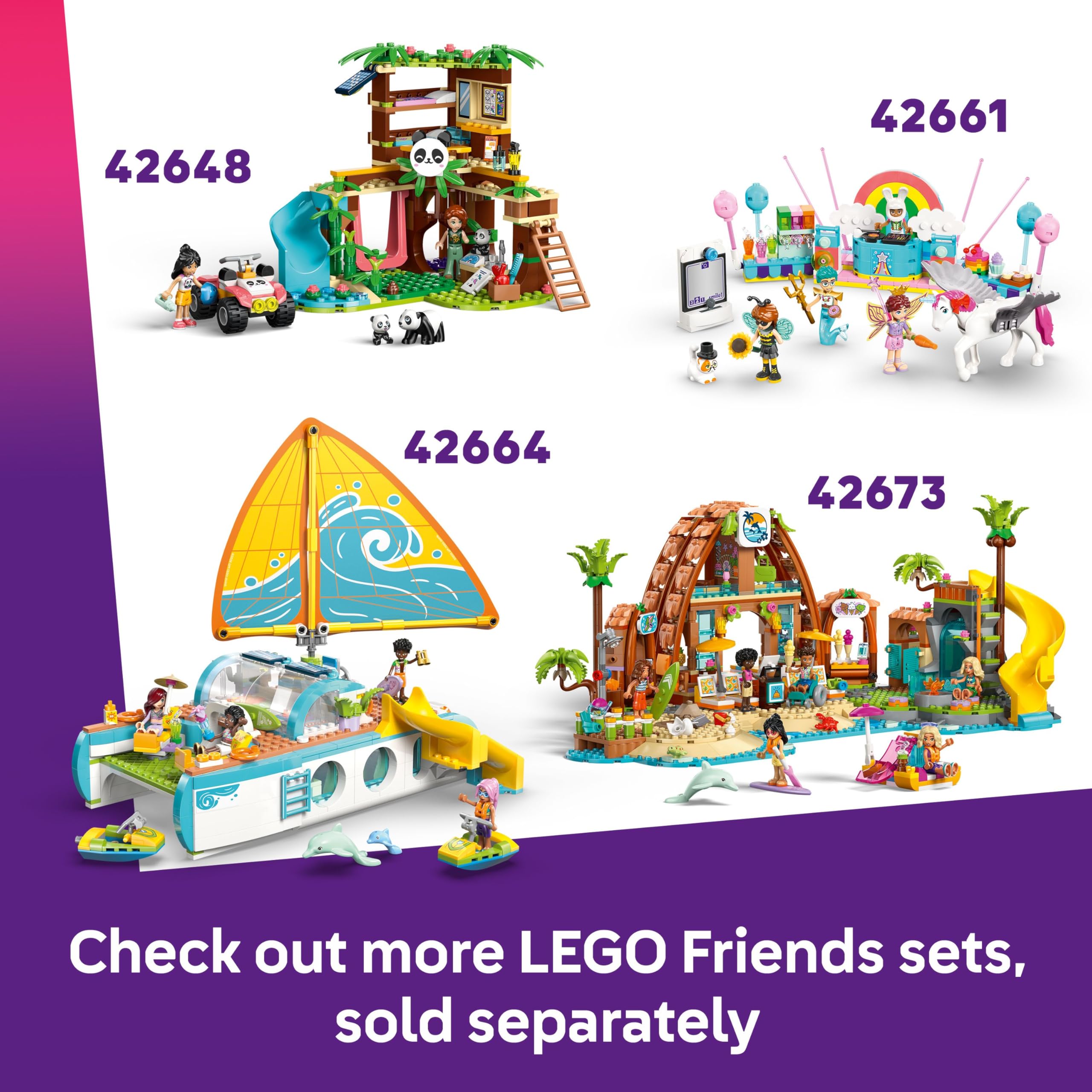 LEGO Friends Plant Café & Flower Shop - Building Set with 4 Mini Dolls and Tram, 1138 Pieces 15