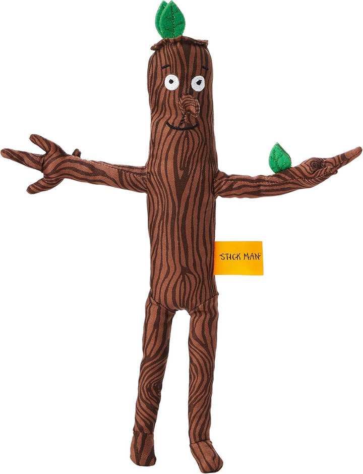 The Gruffalo Stick Man Plush Toy - 13In Brown Soft Toy for Kids