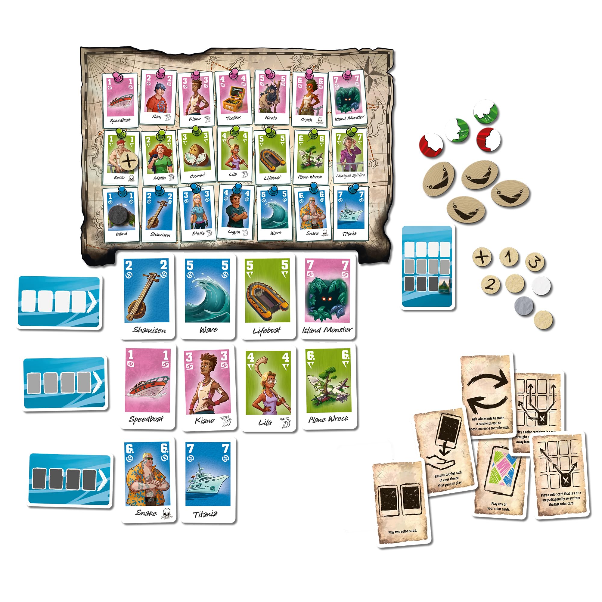 Thames & Kosmos The Crew: Marooned in Paradise Card Game
