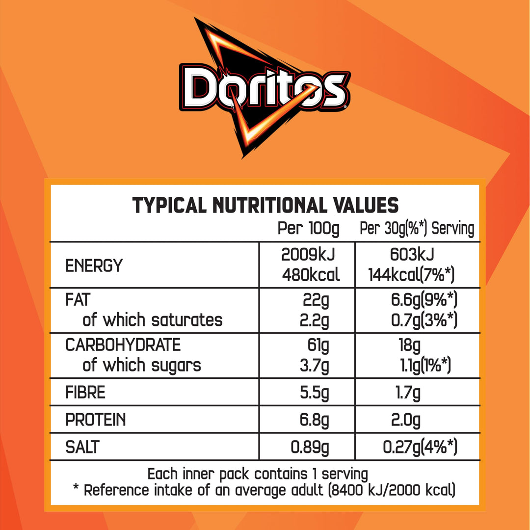 Doritos Tangy Cheese 30g x 5 Pack