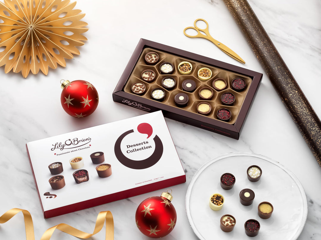 Lily O'Brien's Desserts Collection Gift Wrapped 210g - 16 Assorted Chocolates